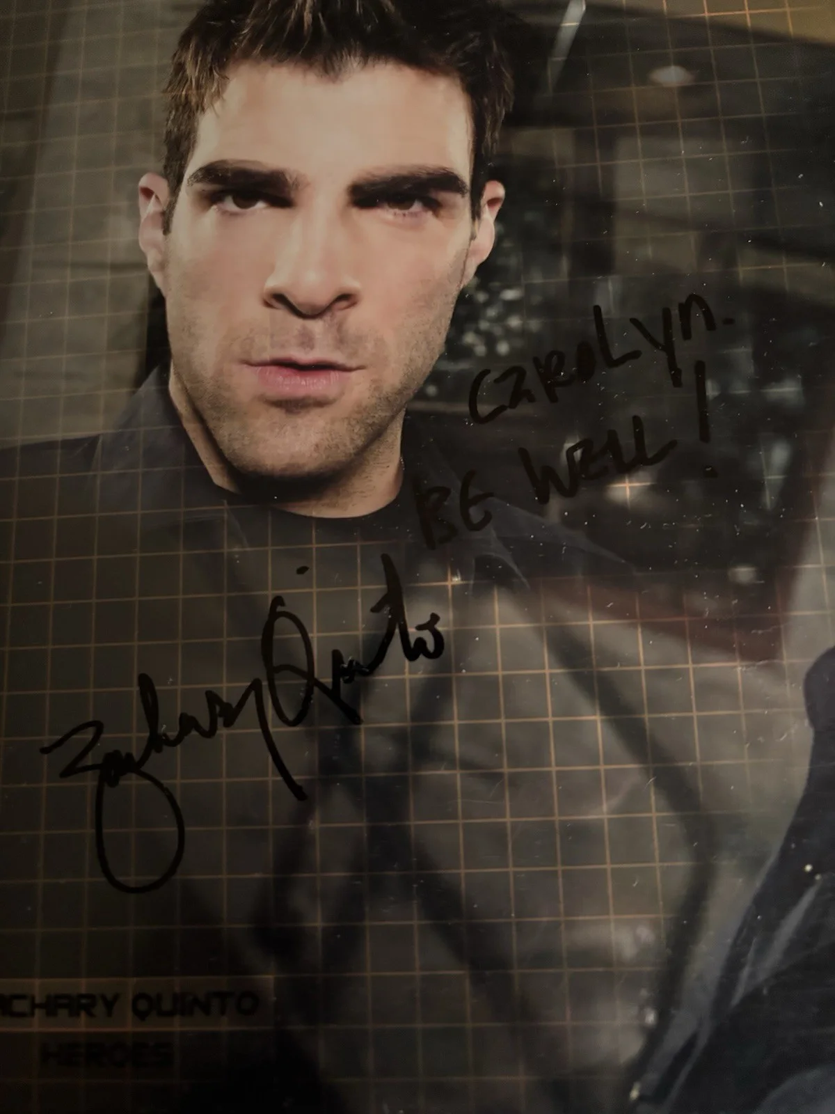 Zachary Quinto — Zachary Quinto Heroes Original Autographed Photo Signed, Not Authenticated, image 2