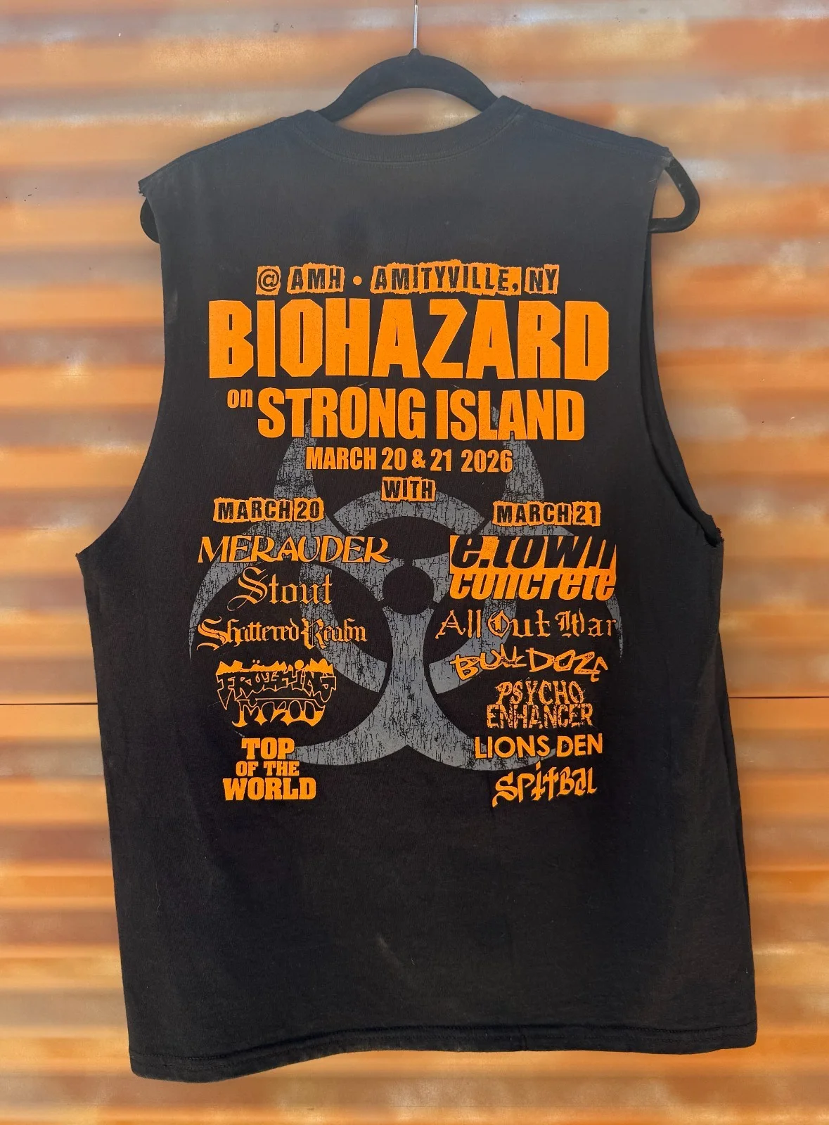 BIOHAZARD SIGNED T-SHIRT (WORN BY BILLY GRAZIADEI), image 2