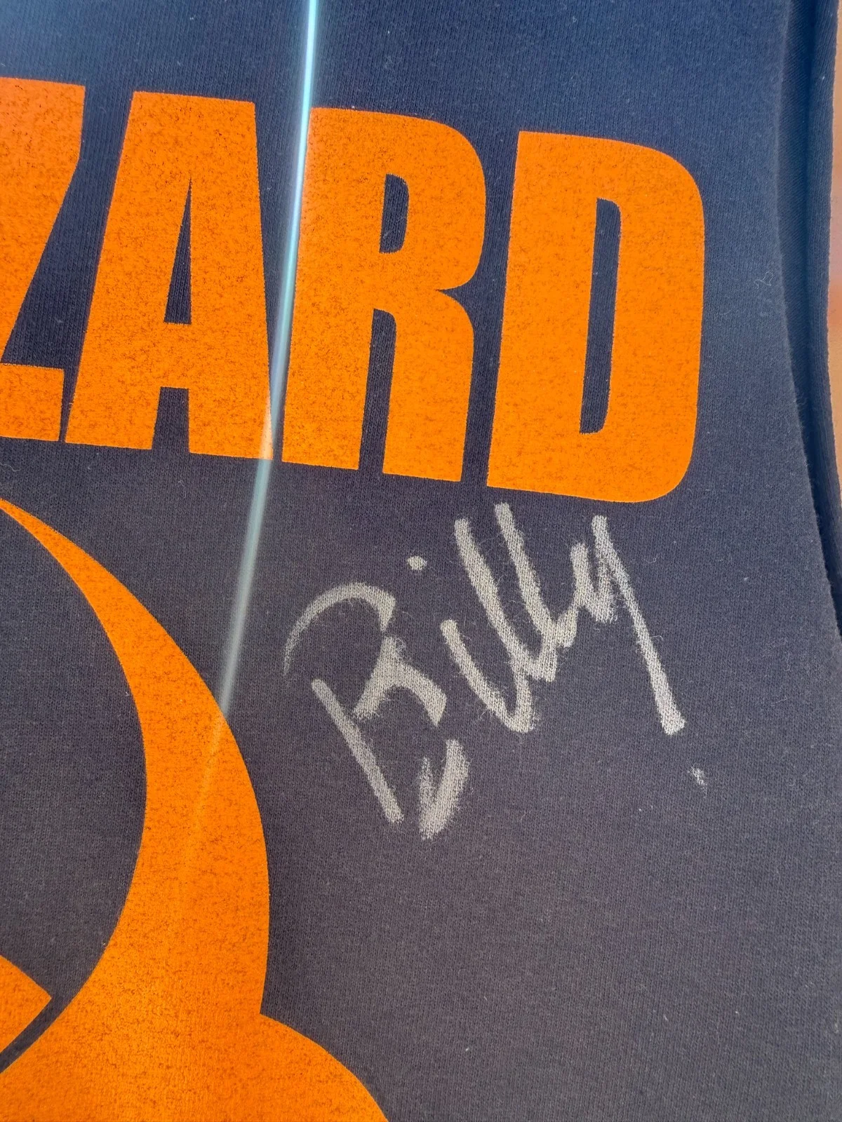 BIOHAZARD SIGNED T-SHIRT (WORN BY BILLY GRAZIADEI), image 3