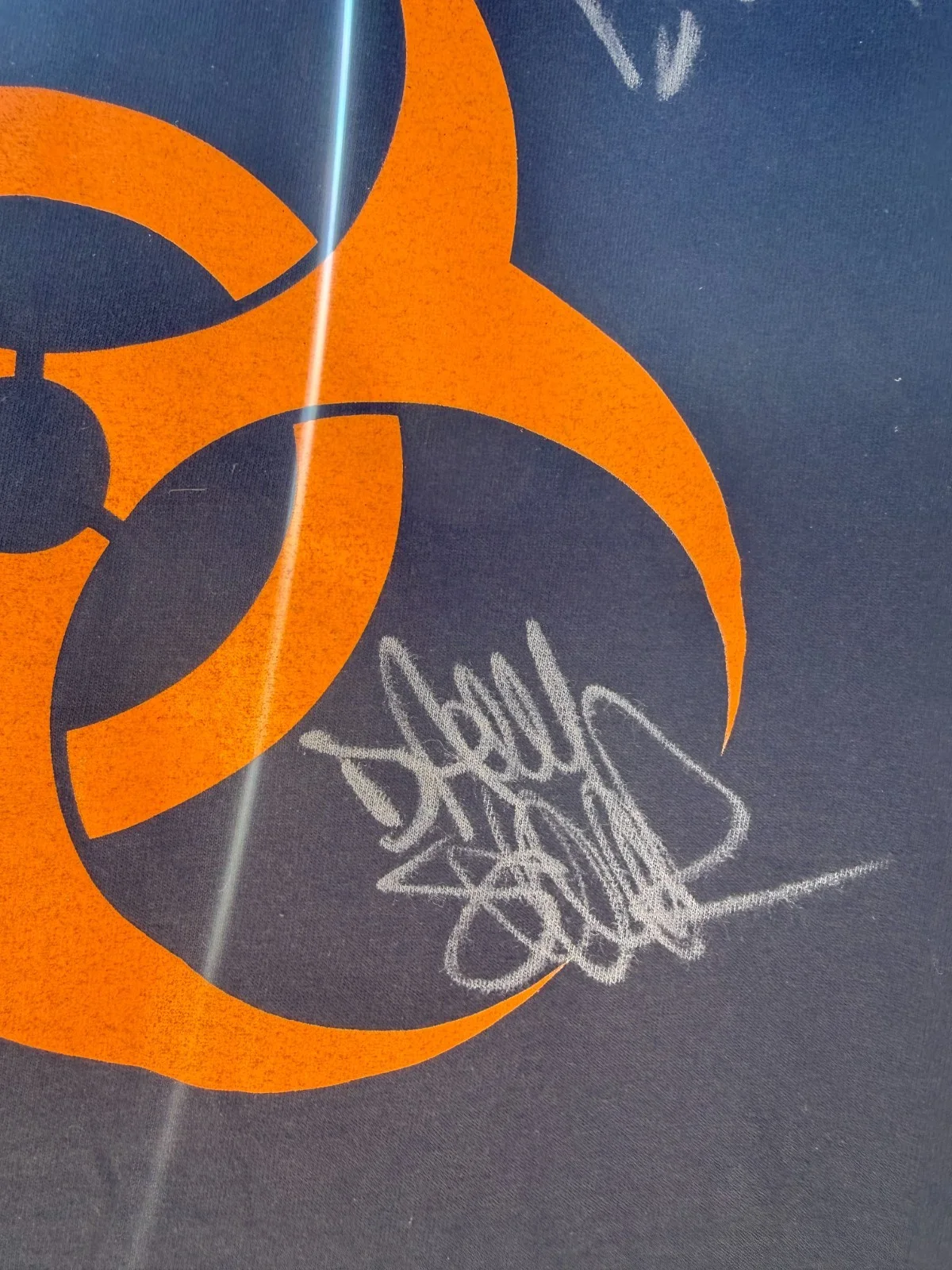 BIOHAZARD SIGNED T-SHIRT (WORN BY BILLY GRAZIADEI), image 5