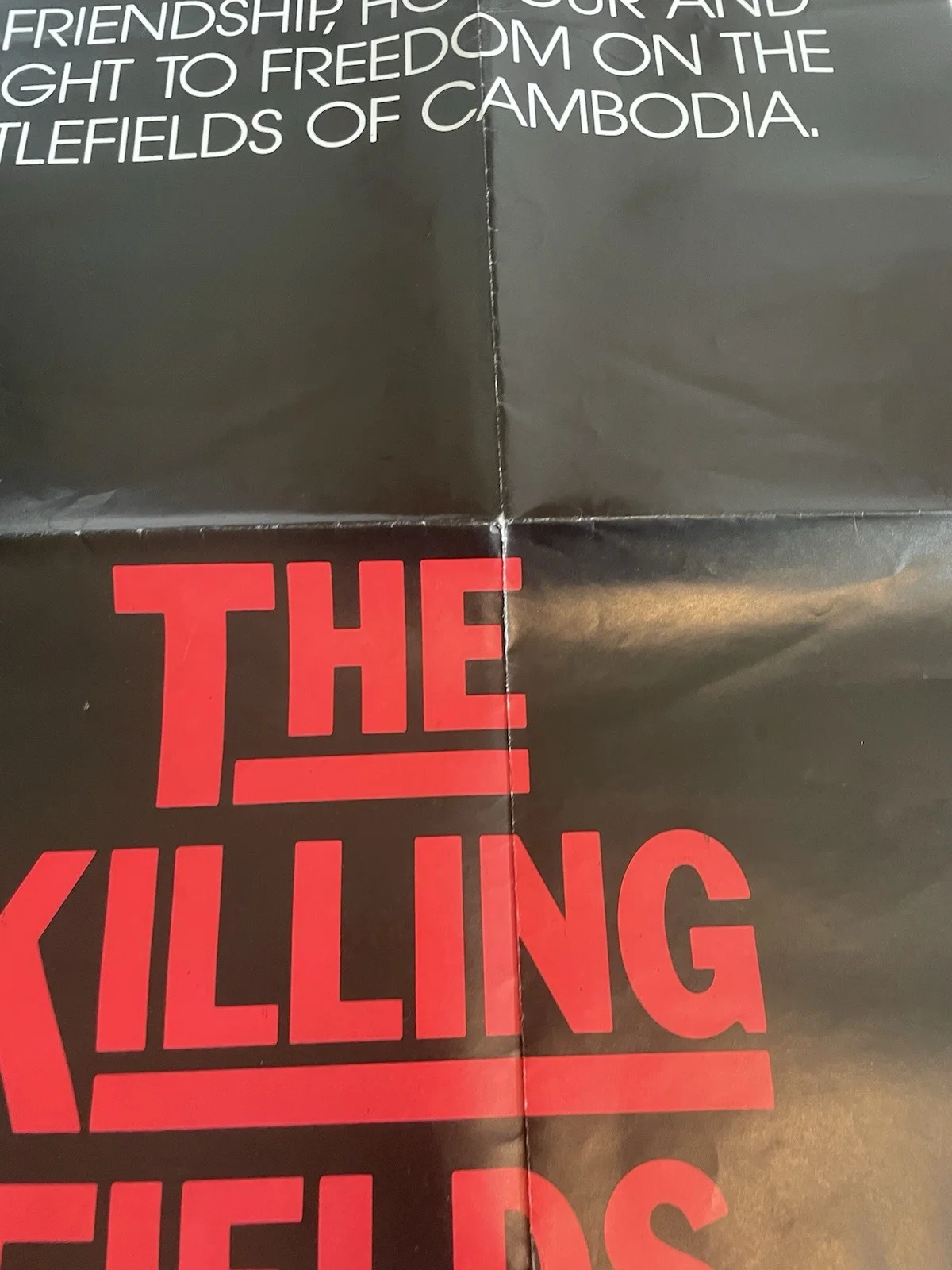 KILLING FIELDS 1984 Sam Waterston, Haing S. Ngor, John Malkovich UK QUAD POSTER, изображение 4