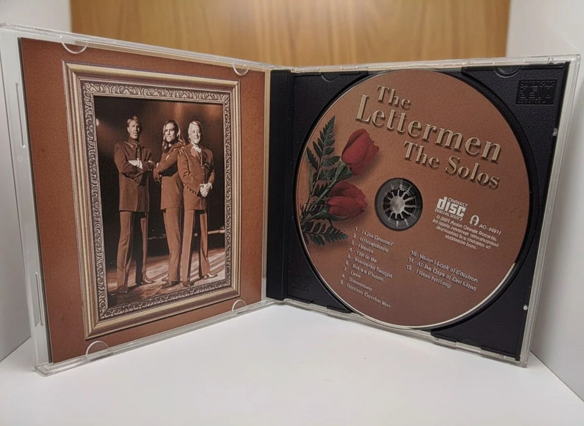 The Lettermen The Solos CD 2001 Alpha Omega Records Autographed Signed Booklet, изображение 2