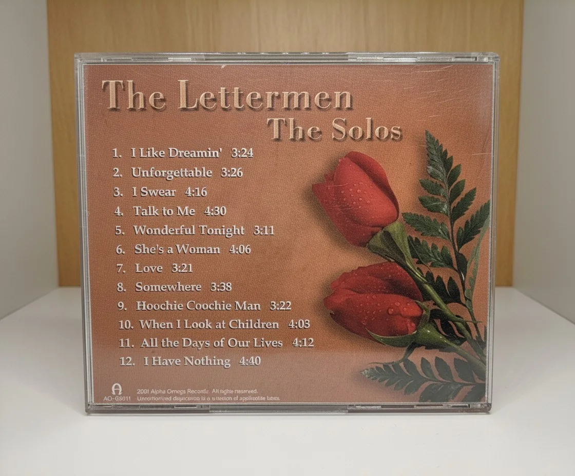 The Lettermen The Solos CD 2001 Alpha Omega Records Autographed Signed Booklet, изображение 3