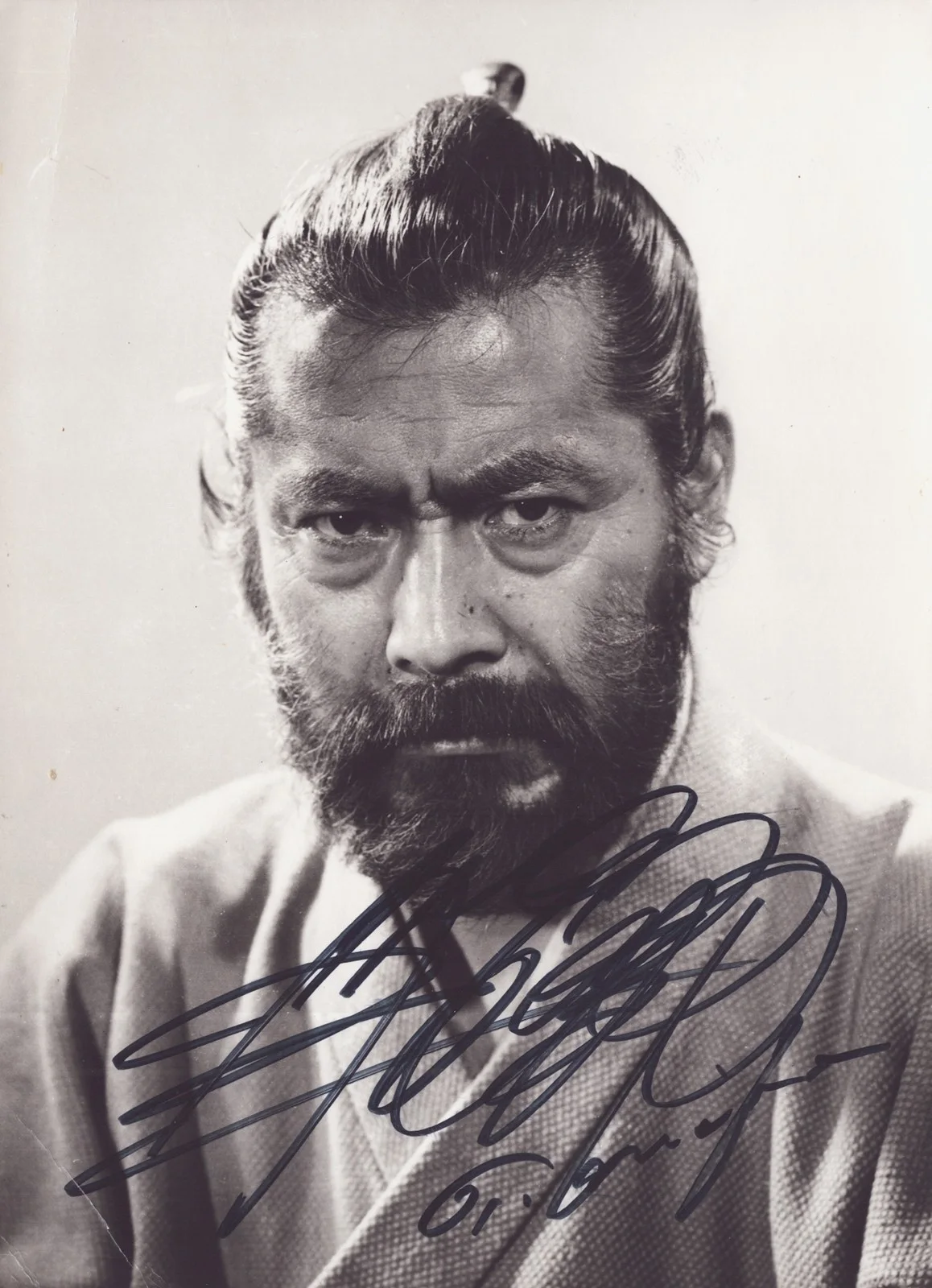 Toshiro Mifune — TOSHIRO MIFUNE - AUTOGRAPHED SIGNED PHOTOGRAPH
