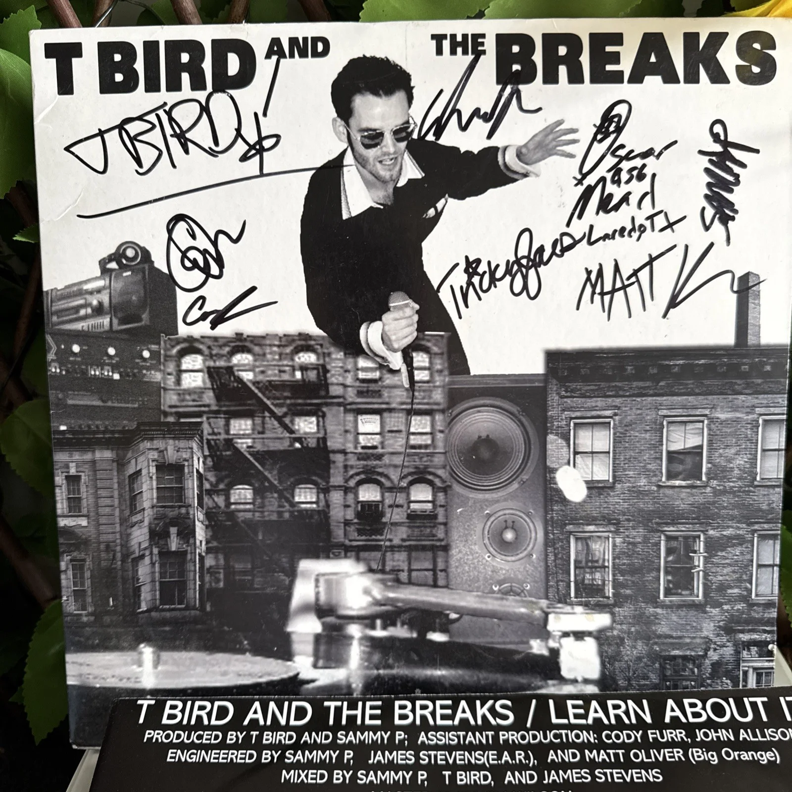 Keyboard And The Brakes Signed Record, image 2