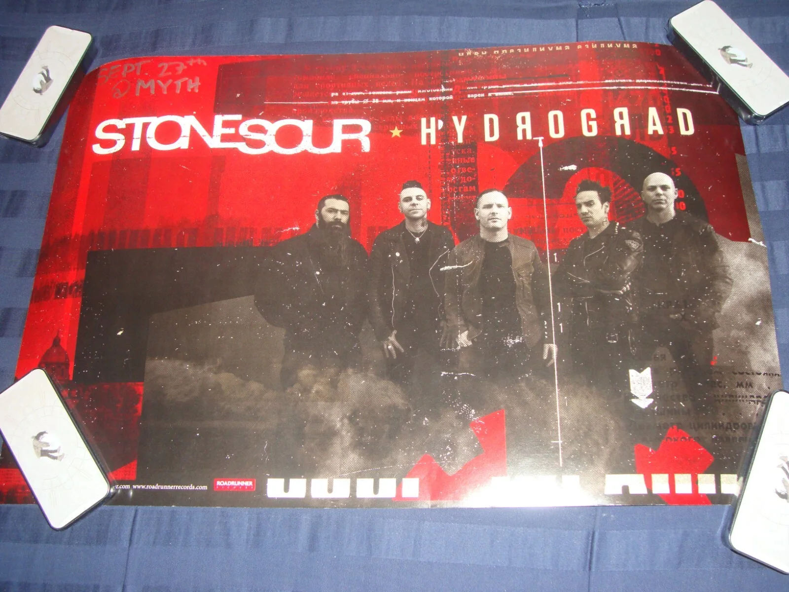 Corey Taylor Stone Sour Hydrograd promo poster, image 4