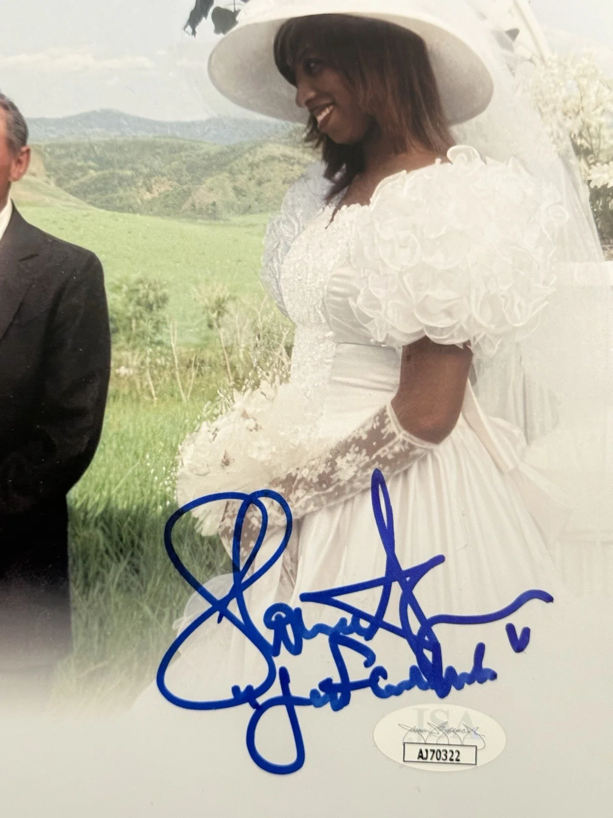 Shondrella Avery, Aaron Ruell — napoleon dynamite 8x10 signed By Kip And LaFawnduh Wedding Photo Jsa, изображение 3