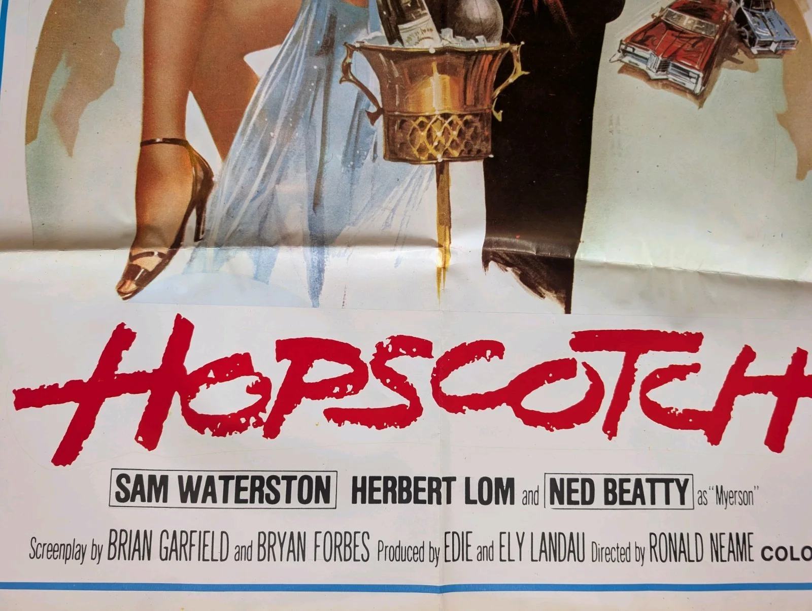 'Hopscotch' Rare Vintage Film Poster. Full Size. Very Good Condition, изображение 3