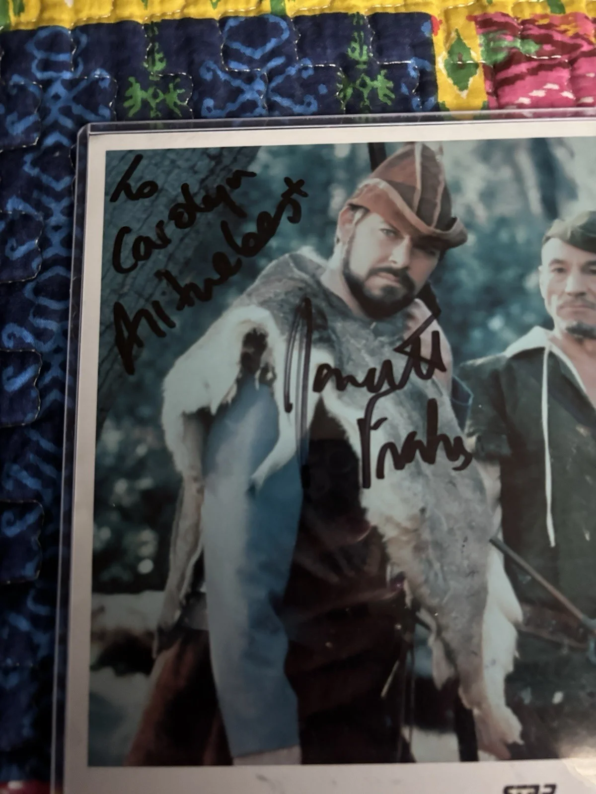 Jonathan Frakes, Marina Sirtis — Star Trek: TNG Original Autographed Photo Jonathan Frakes Marina Sirtis, изображение 2