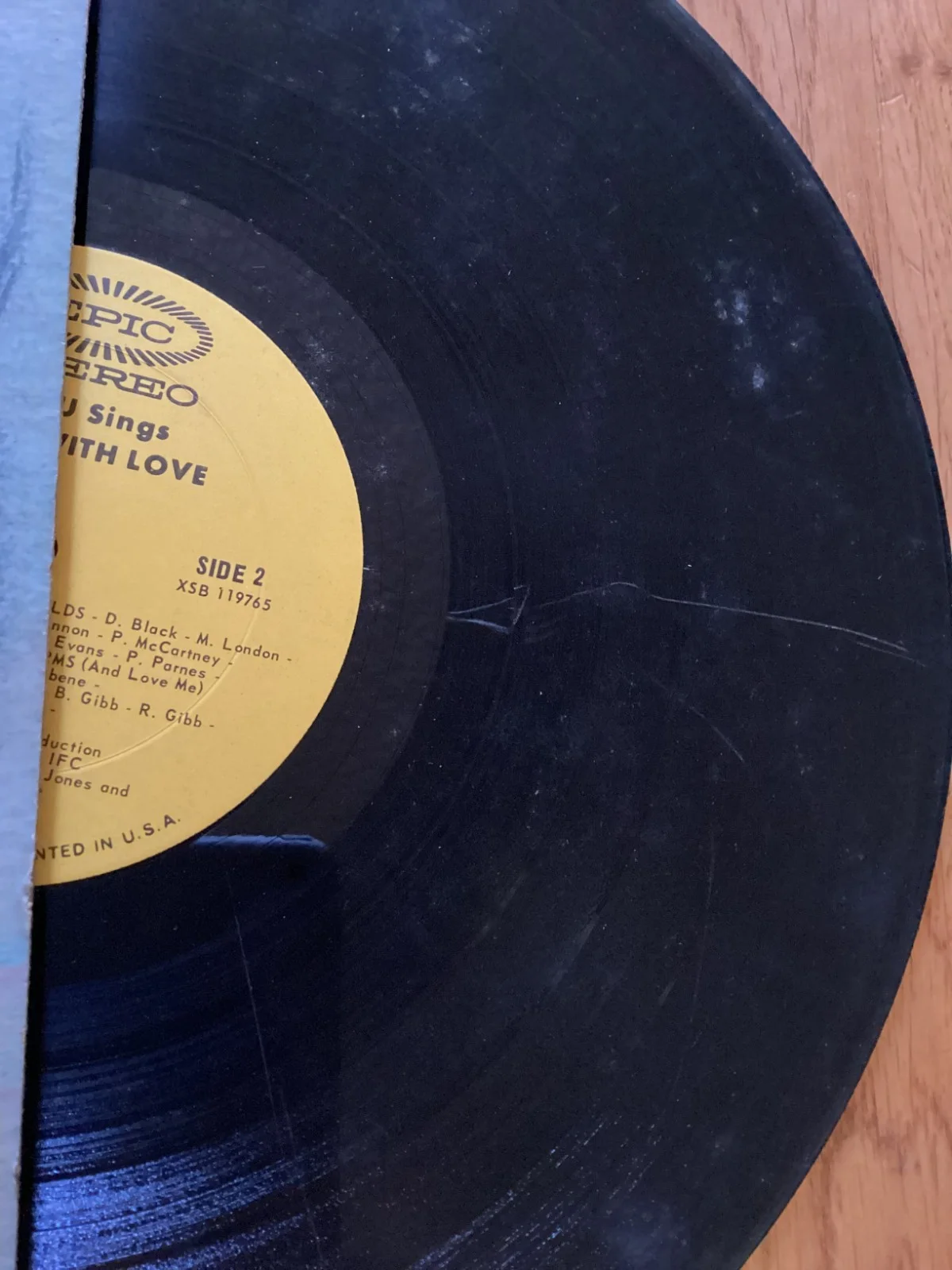 LULU AUTOGRAPHED "TO SIR WITH LOVE" 1967 MOTION PICTURE SOUNDTRACK EPIC RECORD, изображение 2