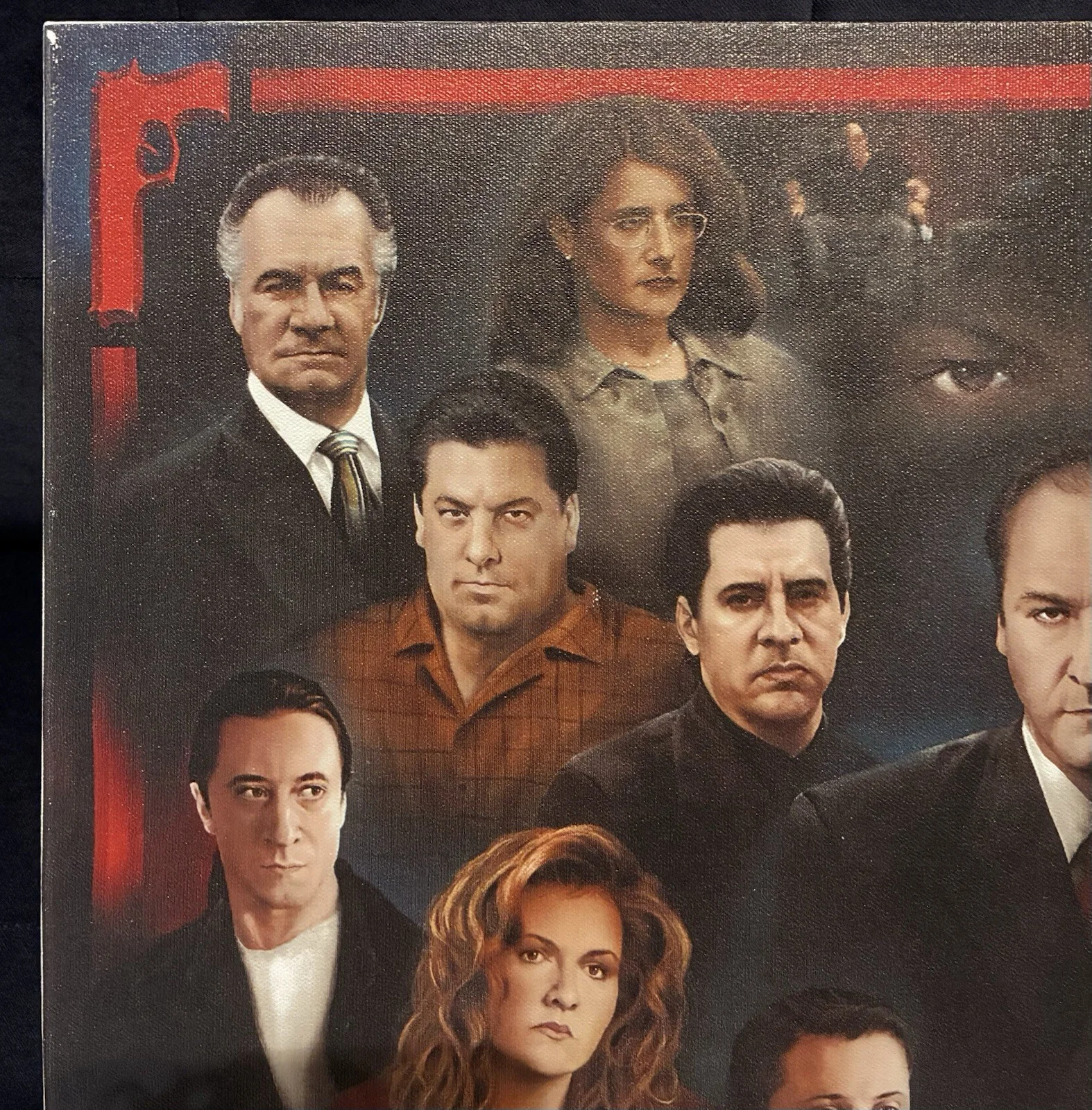The Sopranos CAST SIGNED 20 x 24 on Canvas, image 5