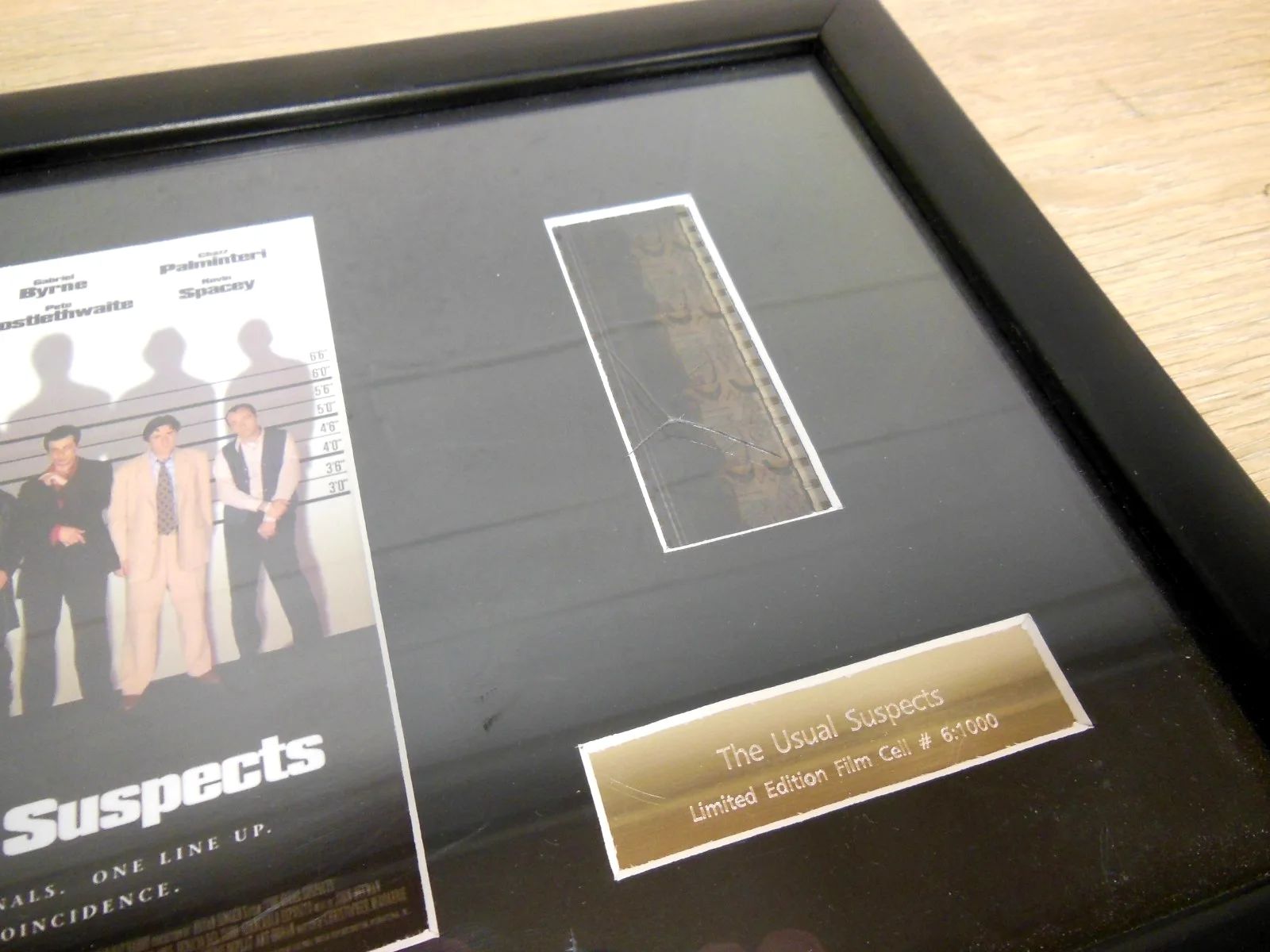 The Usual Suspects Framed Limited Edition Film Cell With Certificate Numbered, image 3