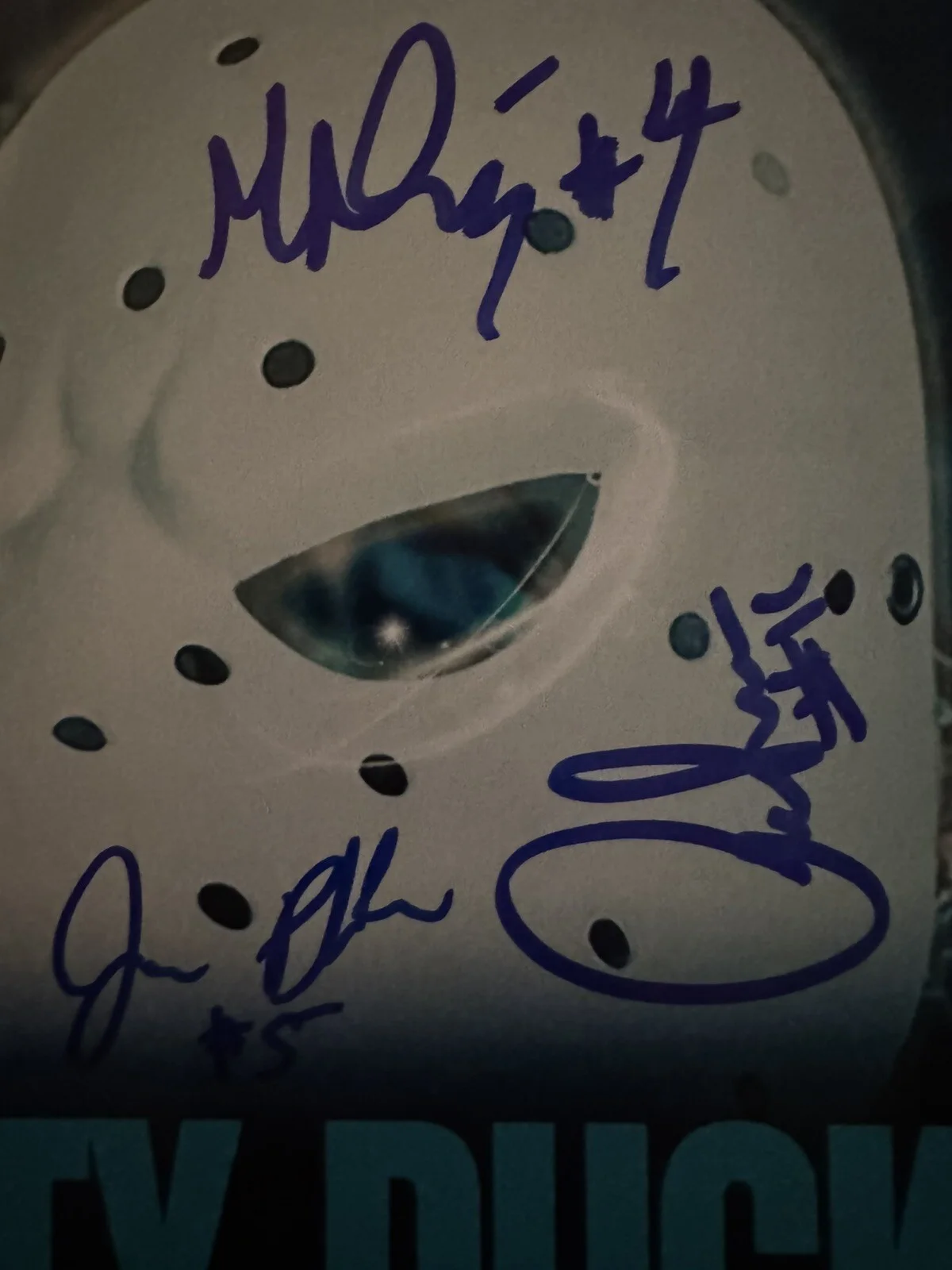 Jane Plank, Aaron Schwartz, Matt Doherty — Mighty Ducks Movie Cast 3 Autographs 8x10 Photo Beckett COA authentic, image 2