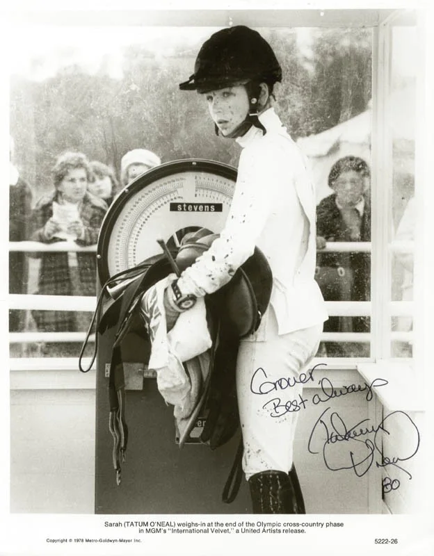 Tatum O'neal — TATUM O'NEAL - AUTOGRAPHED INSCRIBED PHOTOGRAPH 1980