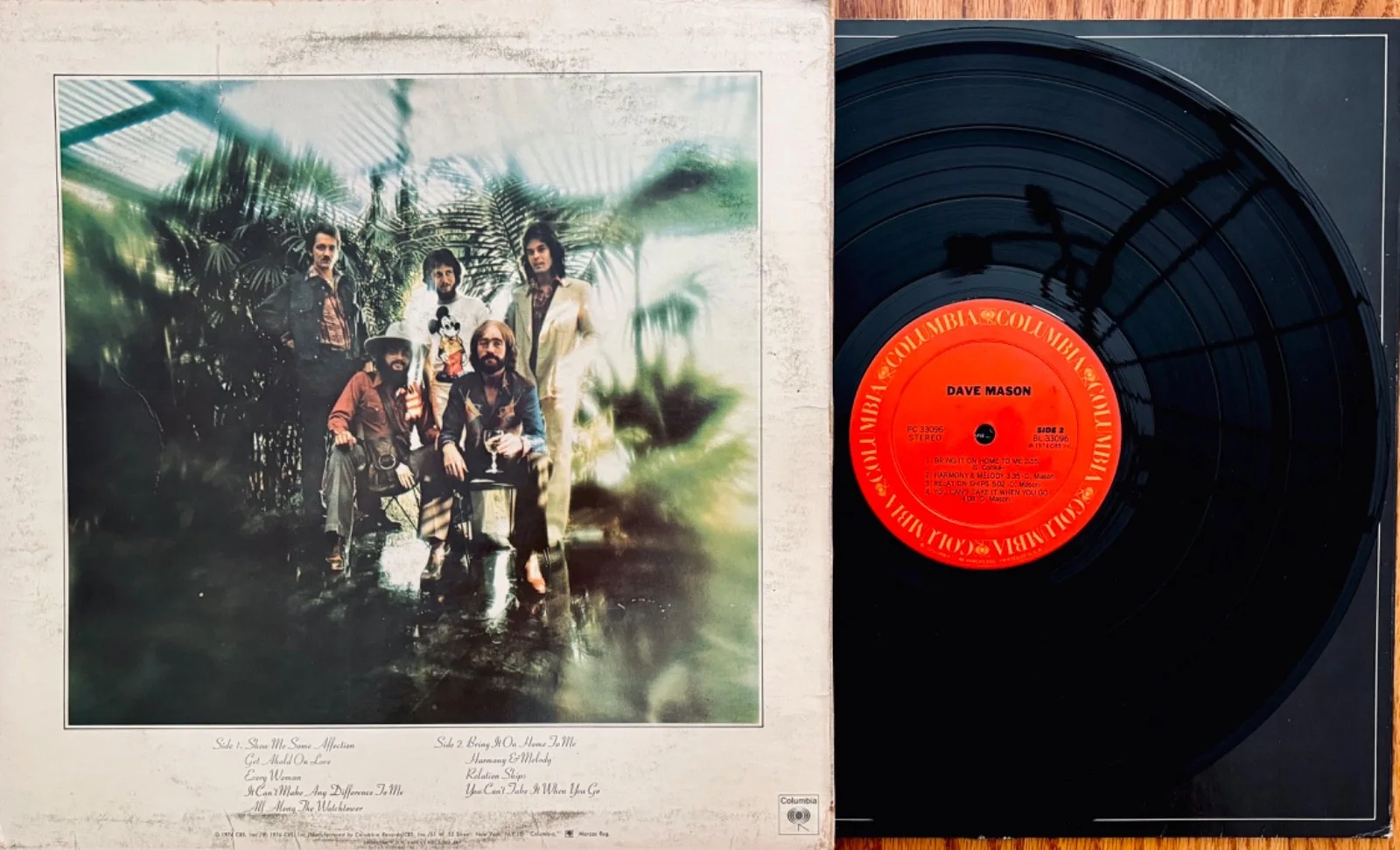 DAVE MASON~Signed Self Titled Album~R&R HOF~TRAFFIC~All Along The Watchtower, изображение 2