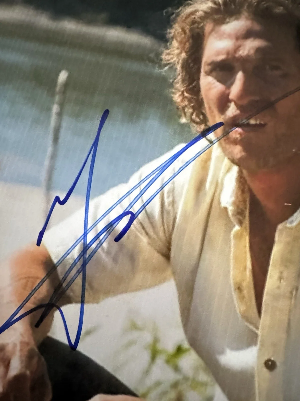 Matthew McConaughey signed 8 x 10 color photo from “Mud” COA, изображение 2
