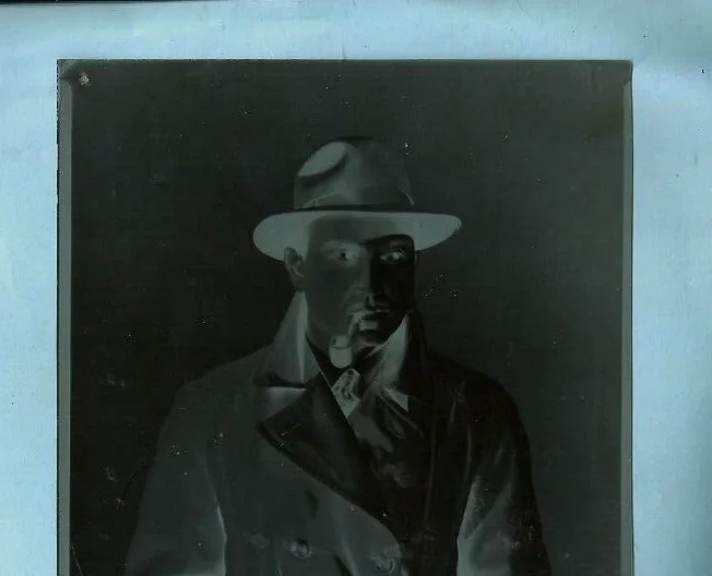 EGYPT EARLY 1950Th NEGATIVE PHOTO OF MOVIE STAR ROUSHDY ABAZZAH رشدى أباظه, изображение 4