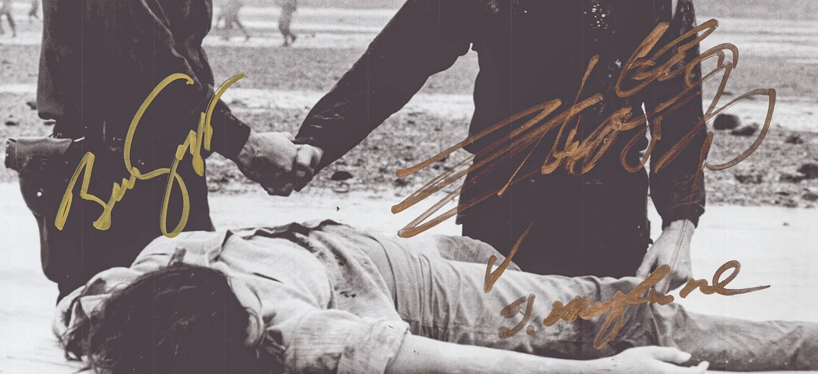Ben Gazzara, Toshiro Mifune — INCHON MOVIE CAST - AUTOGRAPHED SIGNED PHOTOGRAPH WITH CO-SIGNERS, image 2