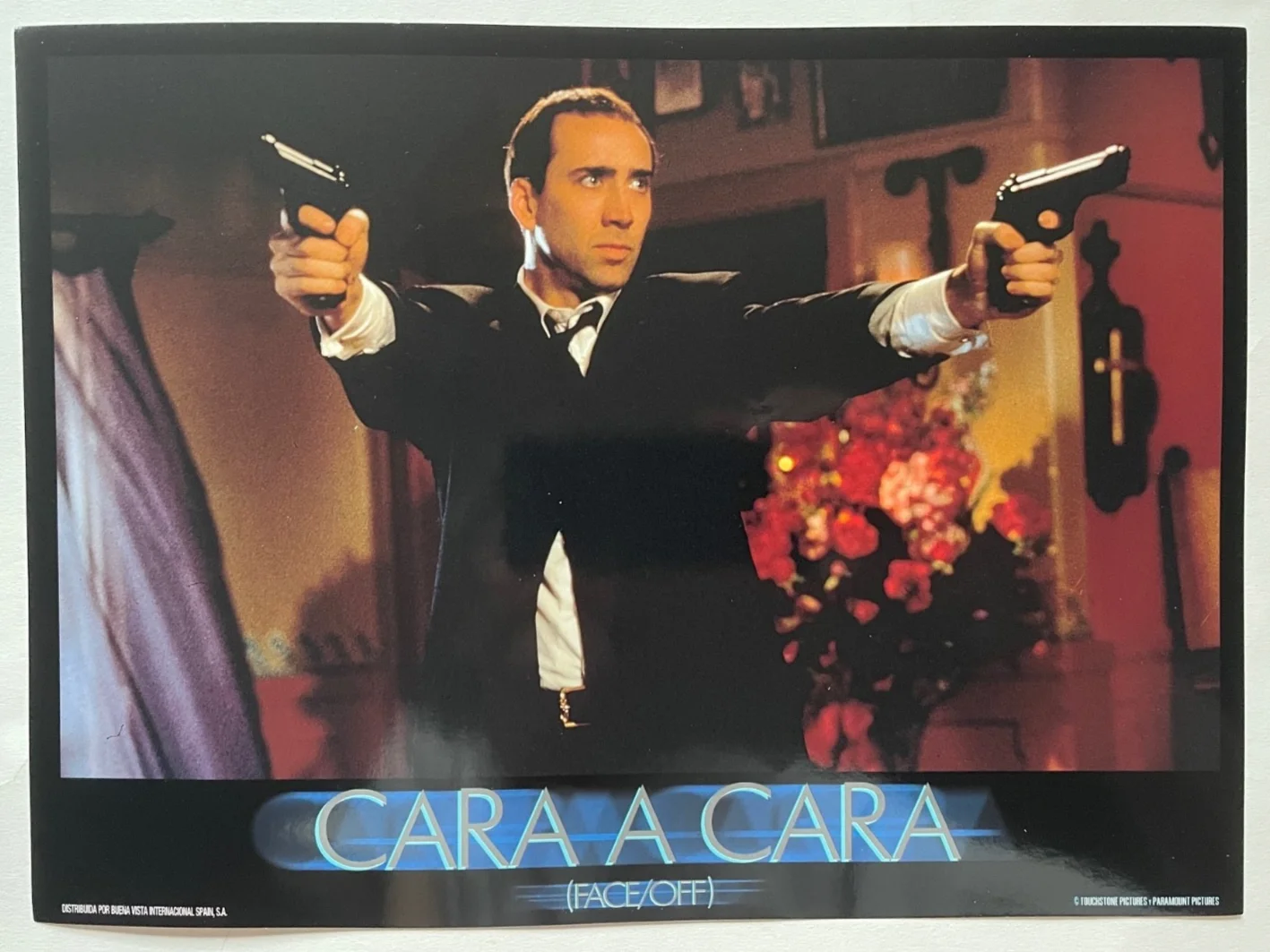 FACE/OFF (1997) Set of 12 Spanish Lobby Cards FOH Stills Nicolas Cage, изображение 3