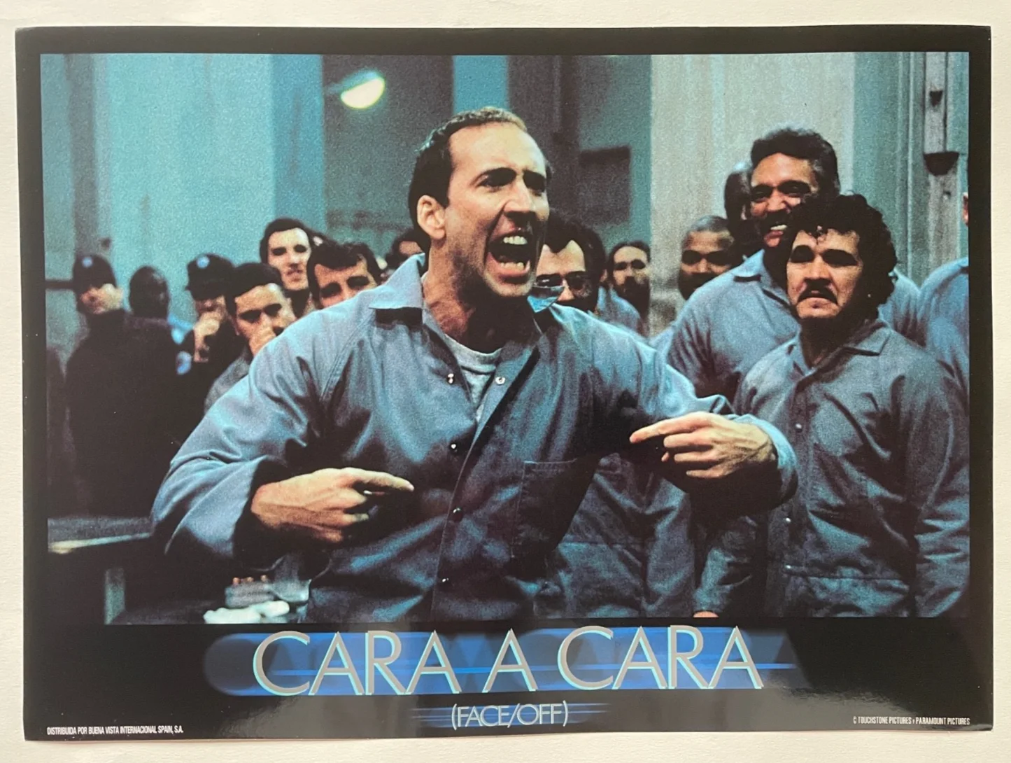 FACE/OFF (1997) Set of 12 Spanish Lobby Cards FOH Stills Nicolas Cage, изображение 5