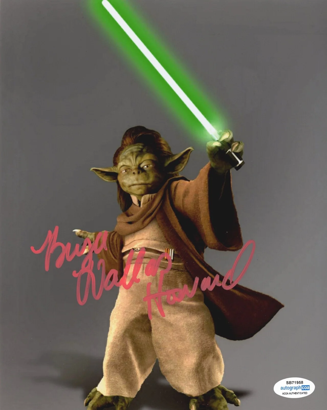 BRYCE DALLAS HOWARD — Bryce Dallas Howard signed "STAR WARS TALES OF THE JEDI" 8x10 Photo f PROOF ACOA, изображение 4