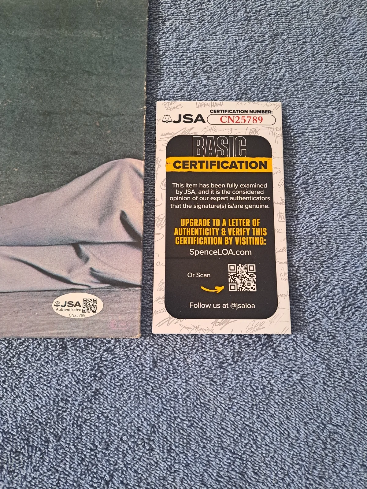 GRAHAM RUSSELL & RUSSELL HITCHCOCK OF AIR SUPPLY SIGNED SELF TITLE VINYL JSA COA, изображение 3