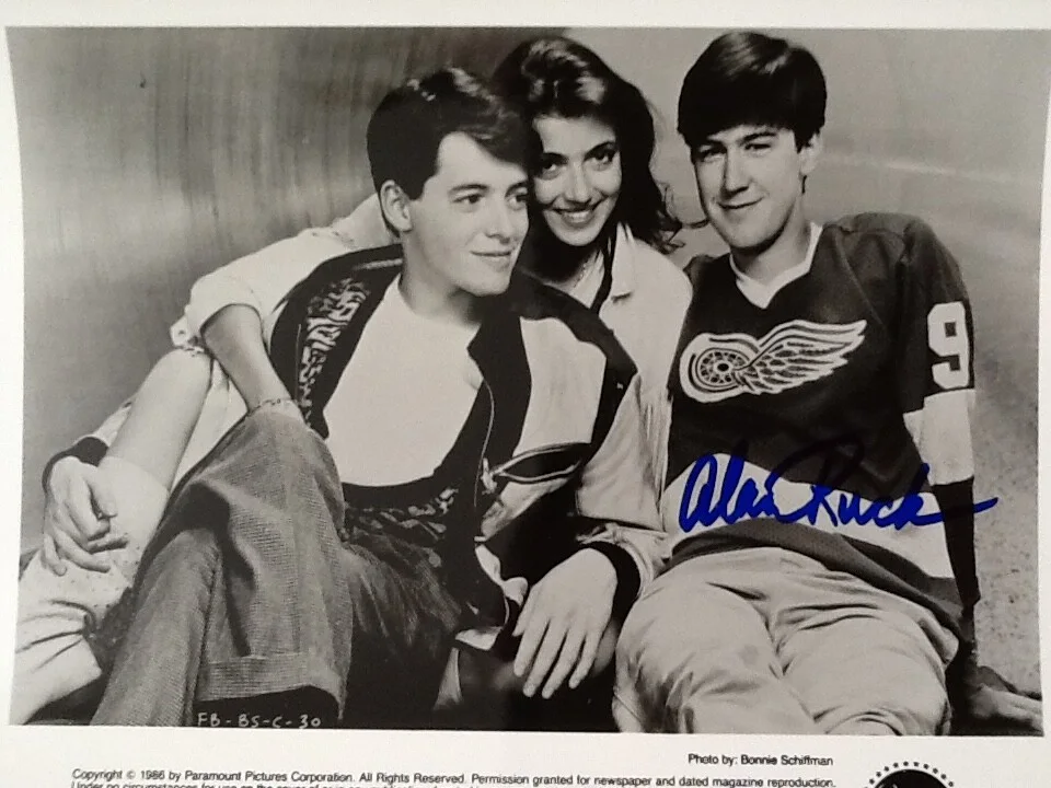 Alan Ruck SIGNED Photo Movie TV Actor Ferris Bueller's Day Off Cast Broderick, изображение 2