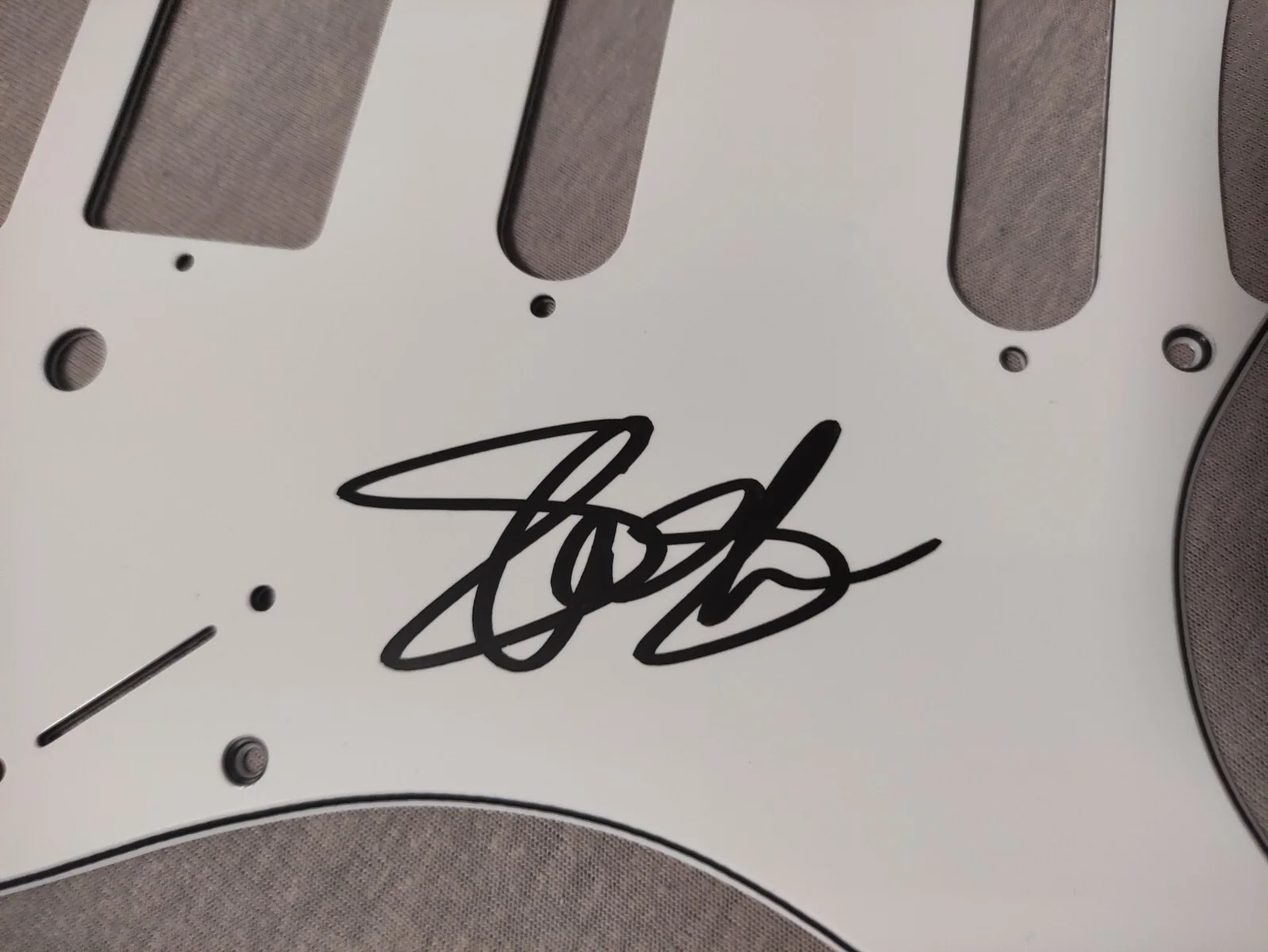 SLASH GUNS N' ROSES Signed Autographed Guitar PickGuard, image 2