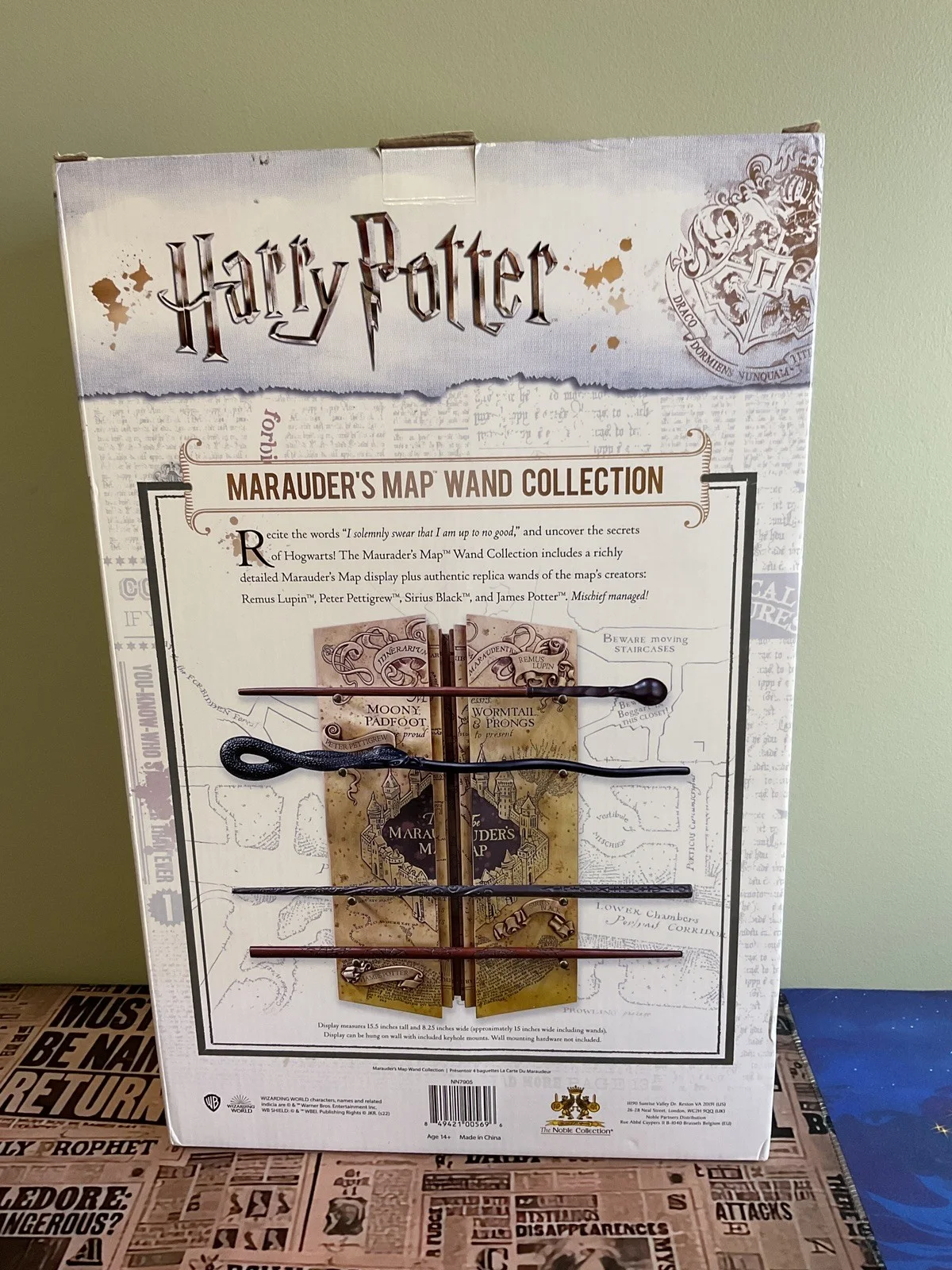 The Noble Collection Harry Potter Marauders Wand Set With Display Stand, изображение 2