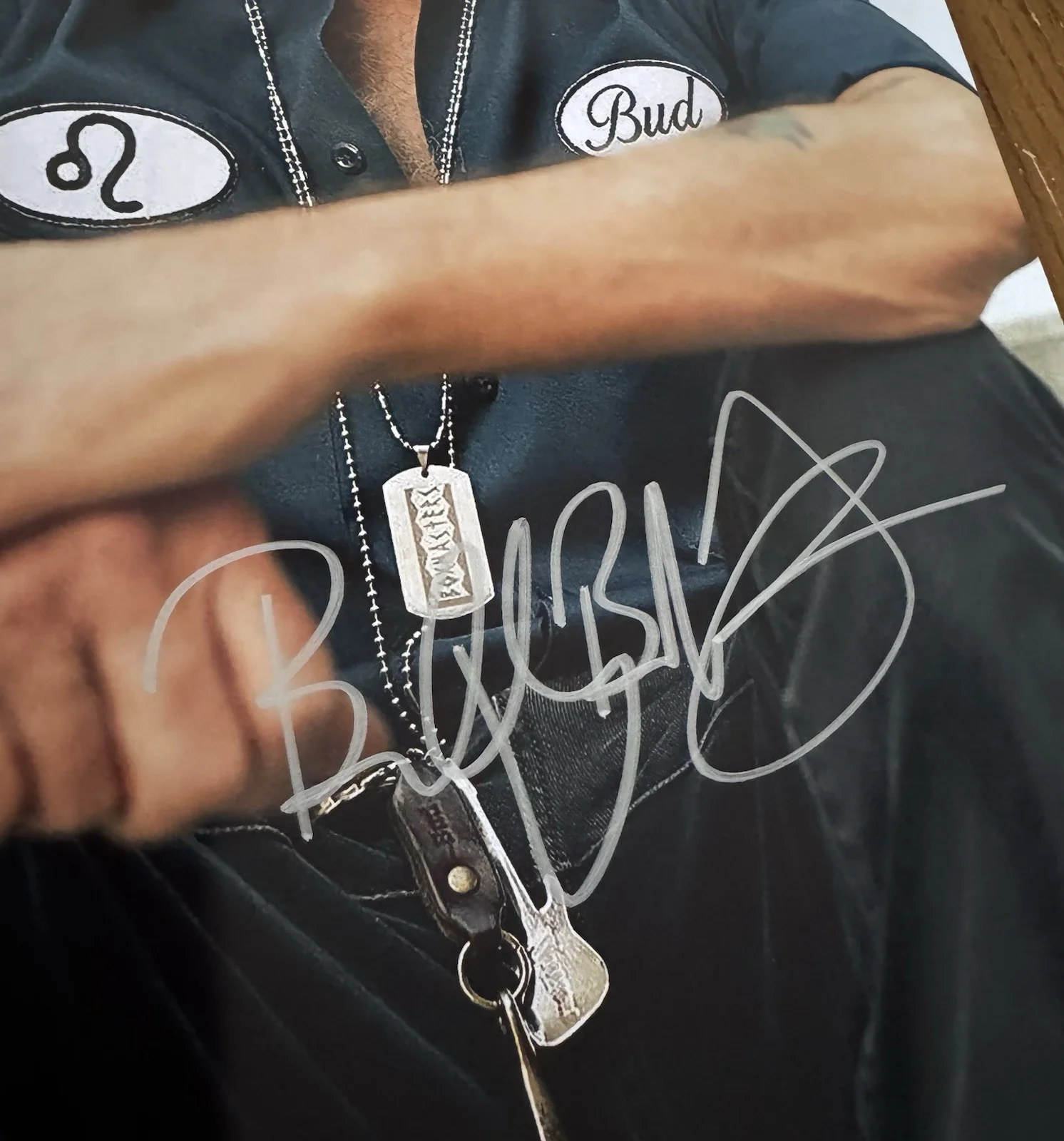 Billy Bob Thornton — Billy Bob Thornton Signed 8.25x11.75” Photo COA Landman Sling Blade Tombstone, image 2