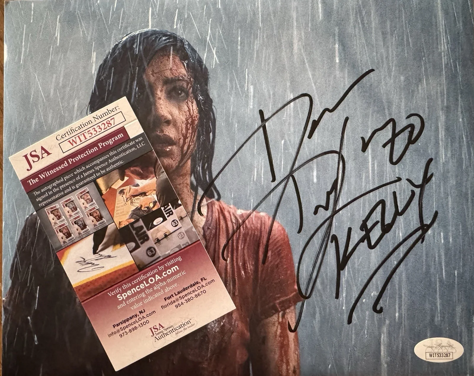 Dana Delorenzo — DANA DELORENZO SIGNED 8x10 Photo Ash Vs Evil Dead JSA COA Maxwell Storybots, image 2