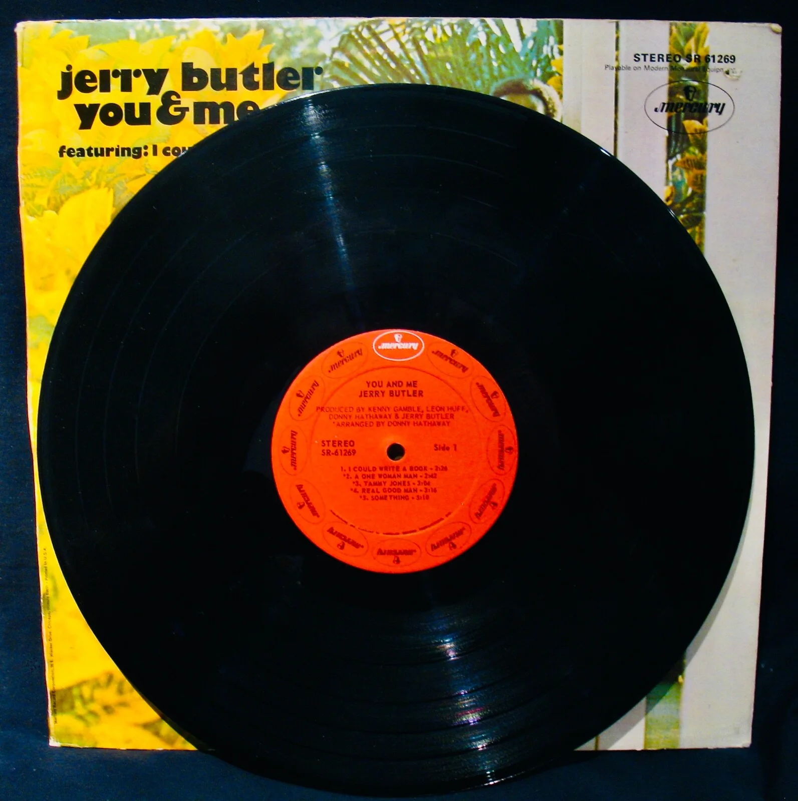 JERRY BUTLER (The Iceman) Signed YOU & ME Soul Album~Excellent Condition!, изображение 2
