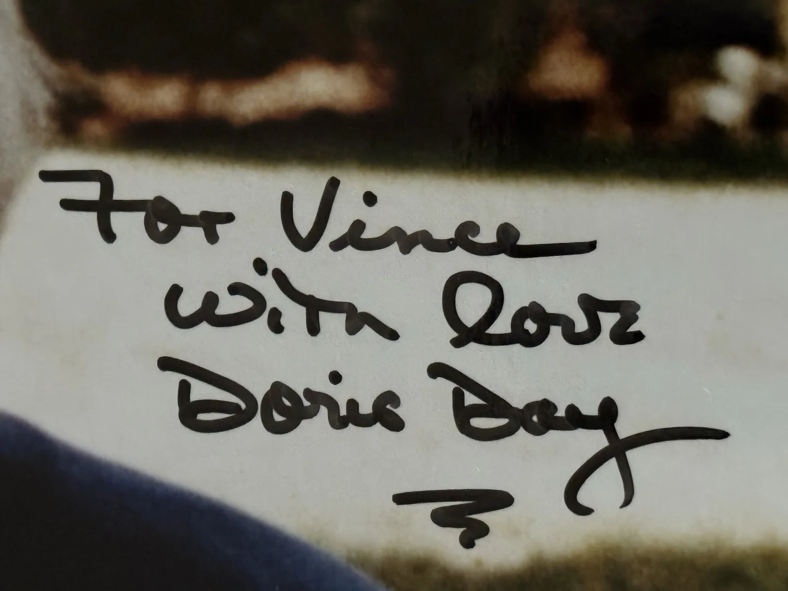 Doris Day — Doris Day signed 8 x 10 photo inscribed COA Singer Dancer Animal Rights Activist, изображение 2