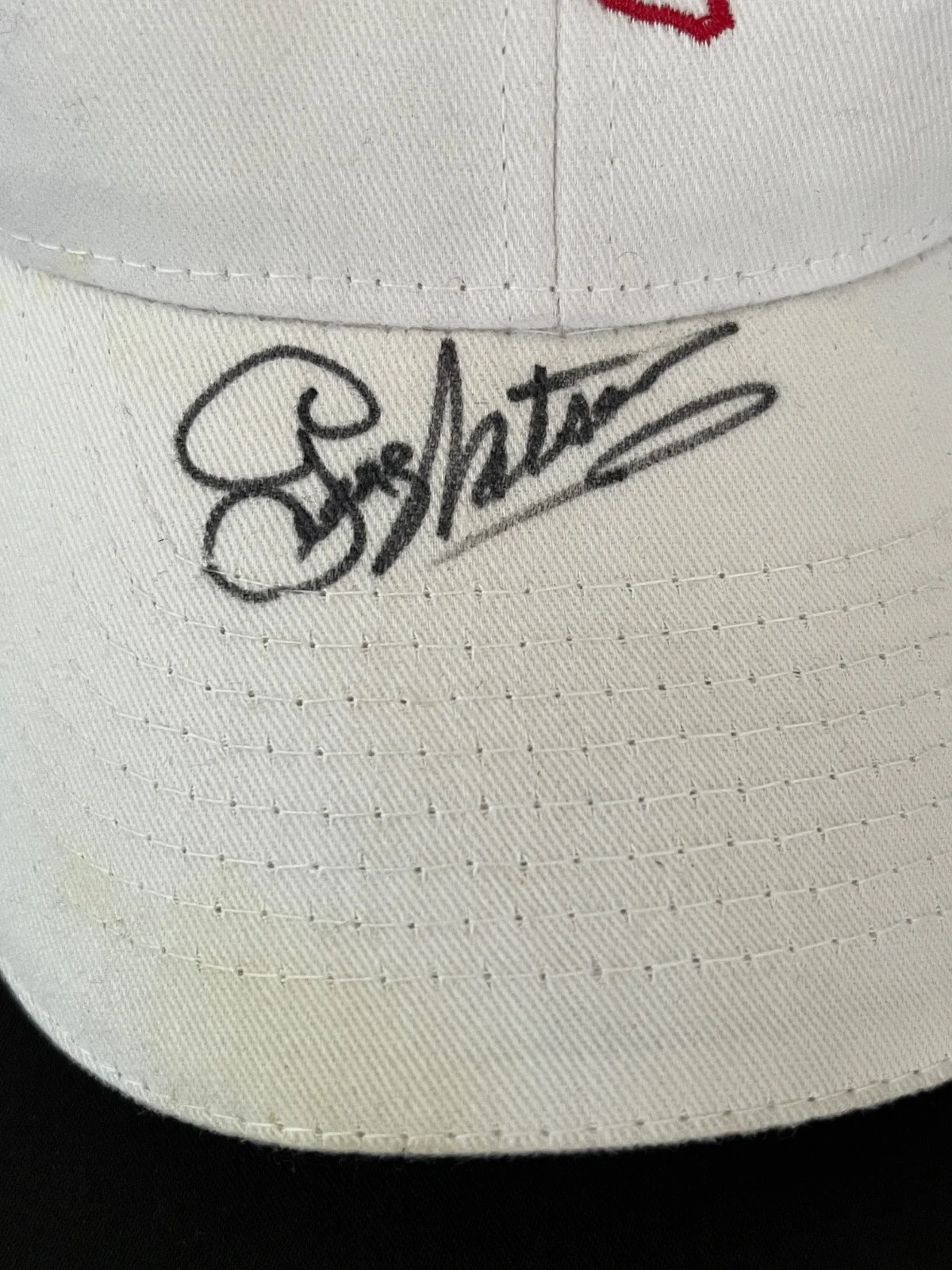 VIntage Autographed Gene Watson & Staley Rogers TX Baseball Cap Country Music, изображение 2