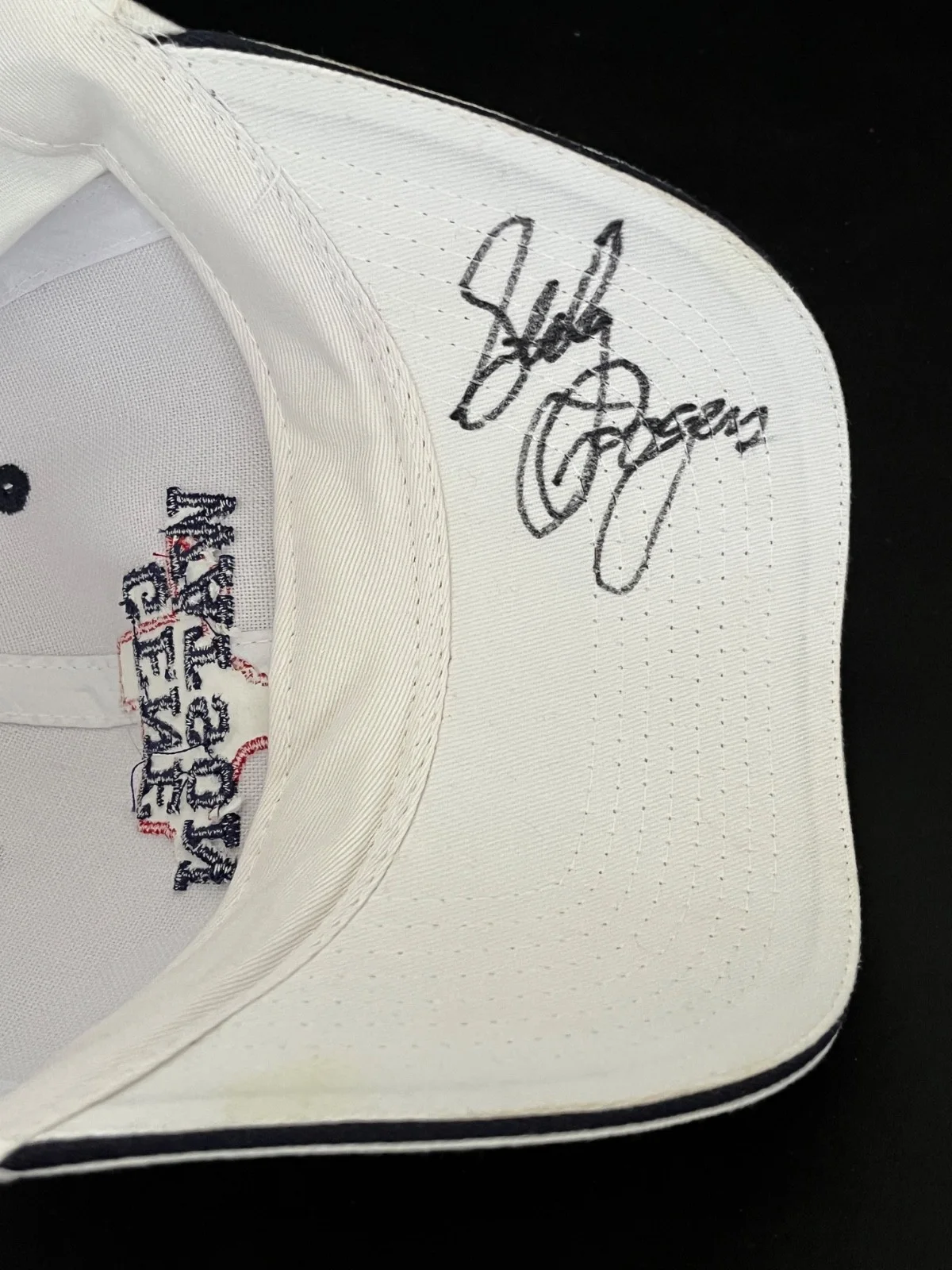VIntage Autographed Gene Watson & Staley Rogers TX Baseball Cap Country Music, изображение 5