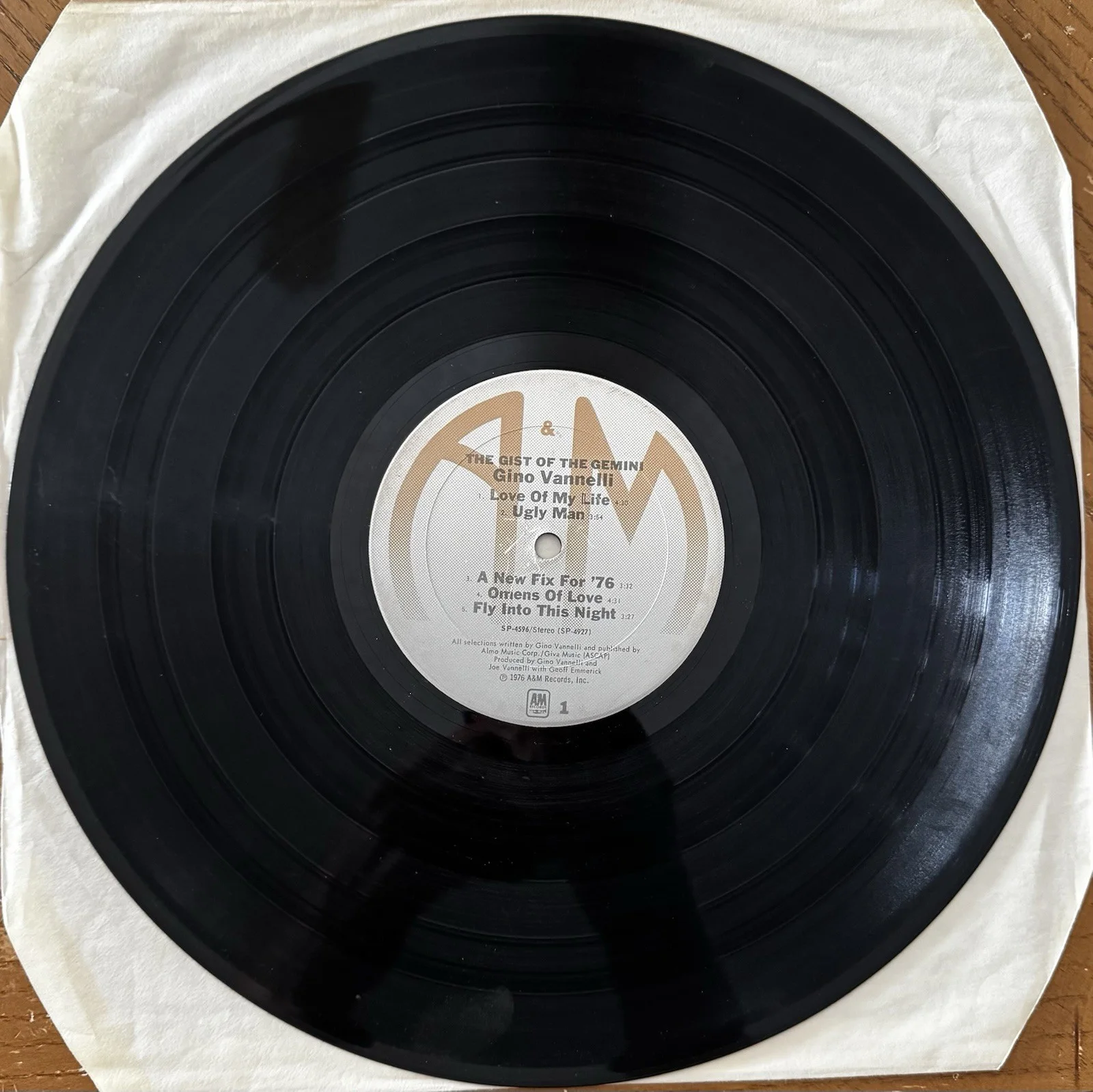 Gino Vannelli Signed The Gift of the Gemini Record Album PSA/DNA Santa Rosa, изображение 4