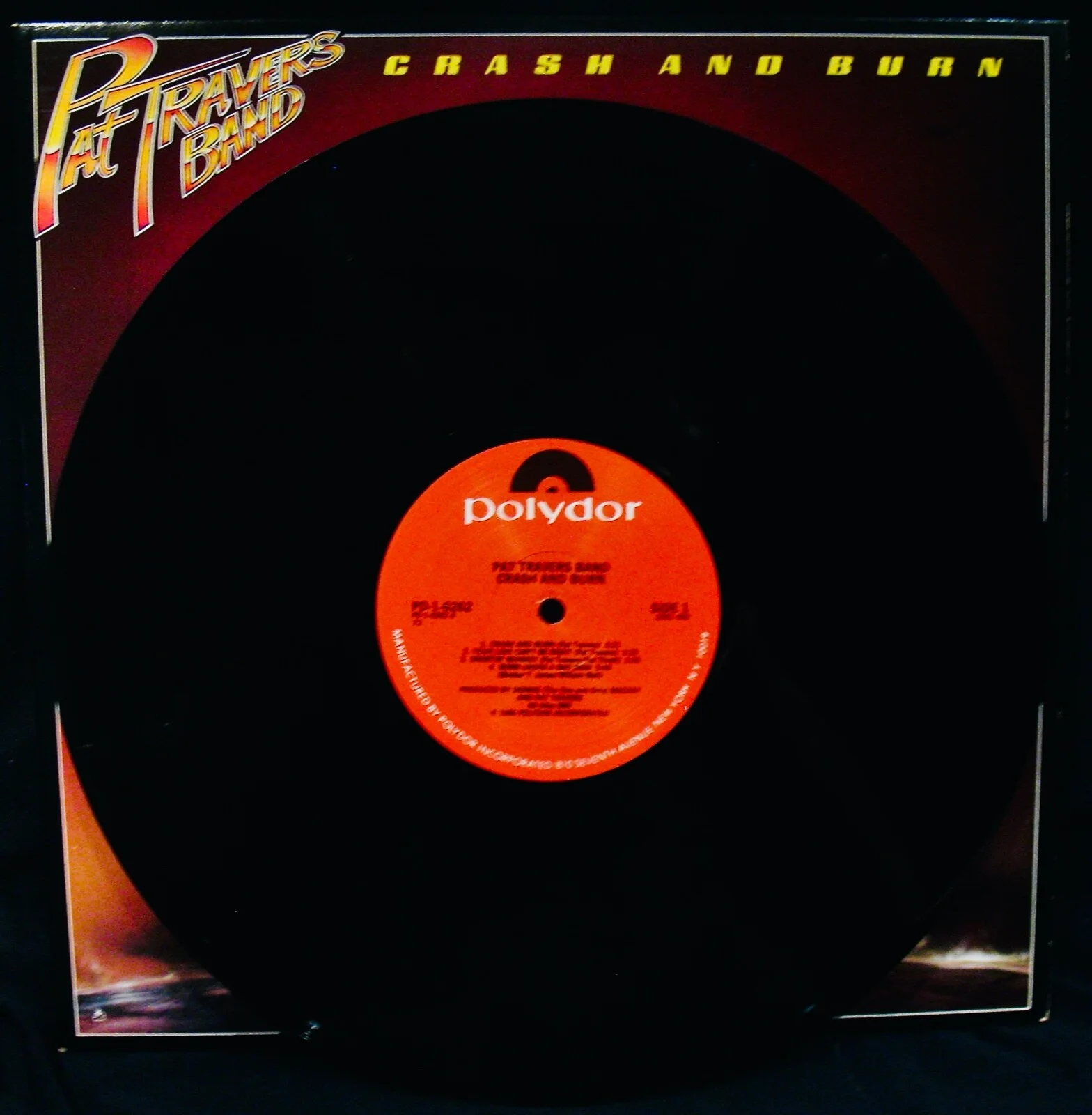 PAT TRAVERS~Autographed CRASH AND BURN Album~Near Mint! Snortin' Whiskey, изображение 2