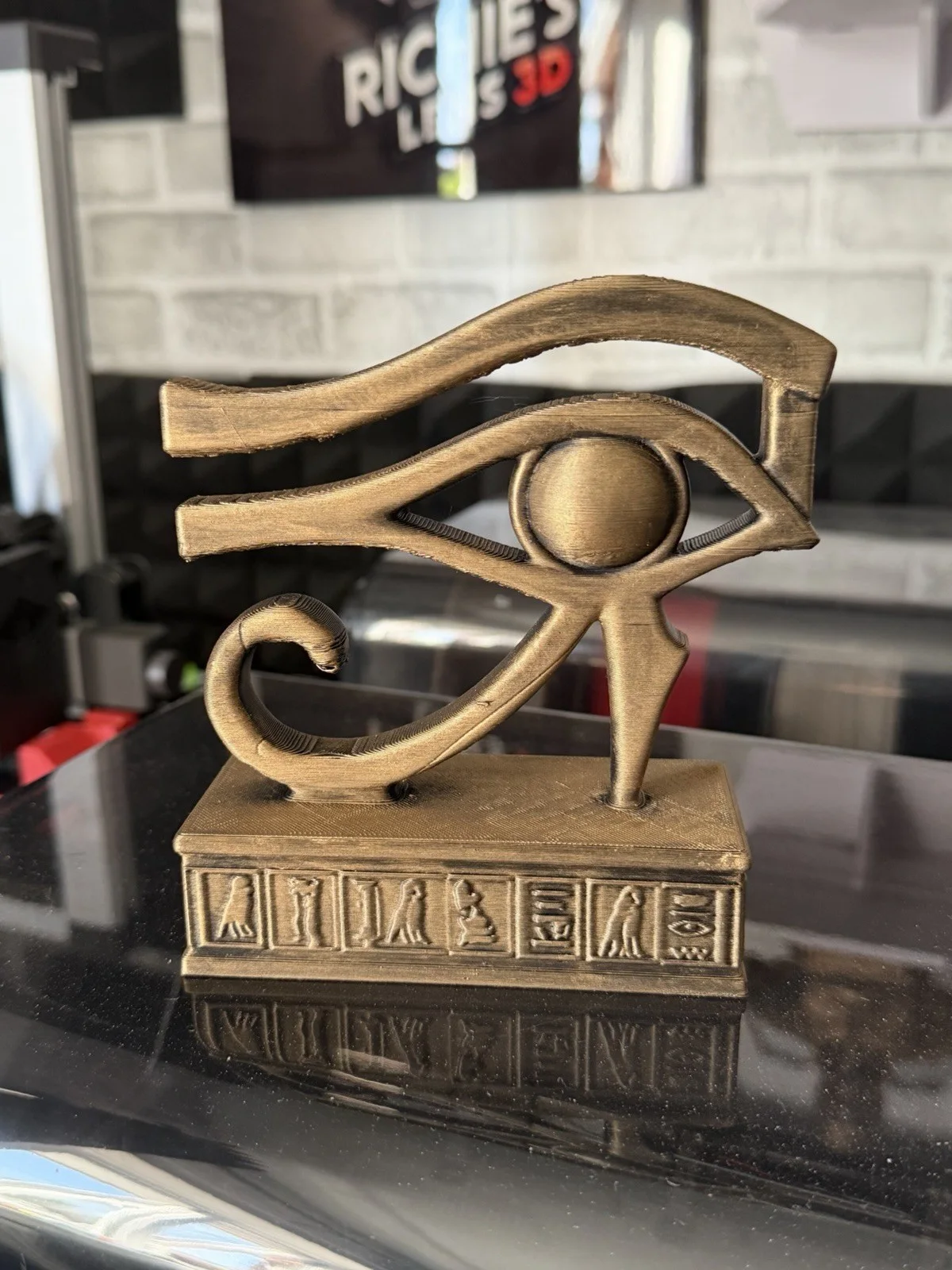 3D Printed Eye of Horus Egyptian Decor, image 3