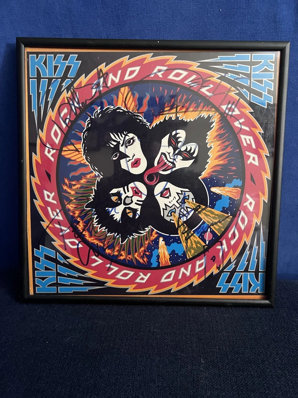 KISS Rock And Roll Over Signed Autographed Vinyl LP Record Original, изображение 2