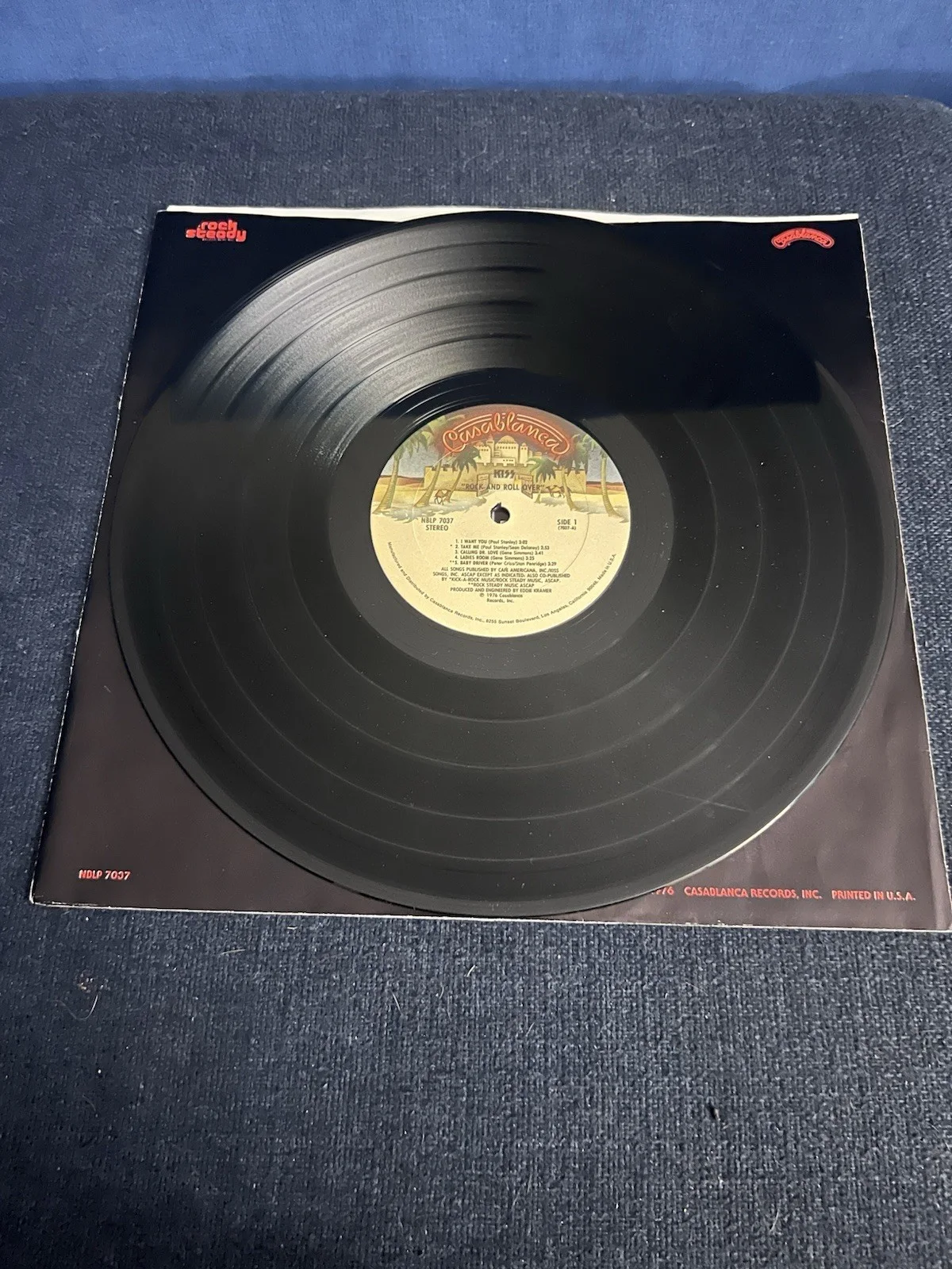 KISS Rock And Roll Over Signed Autographed Vinyl LP Record Original, изображение 4