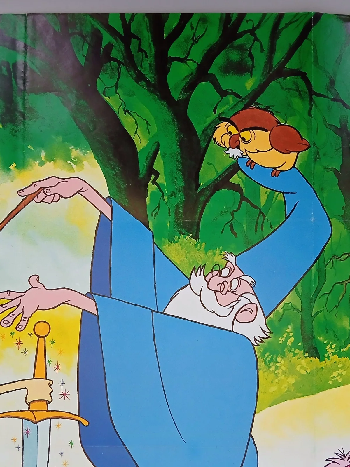 SWORD IN THE STONE / WINNIE THE POOH & EEYORE (1963,R1983) original quad poster, изображение 4