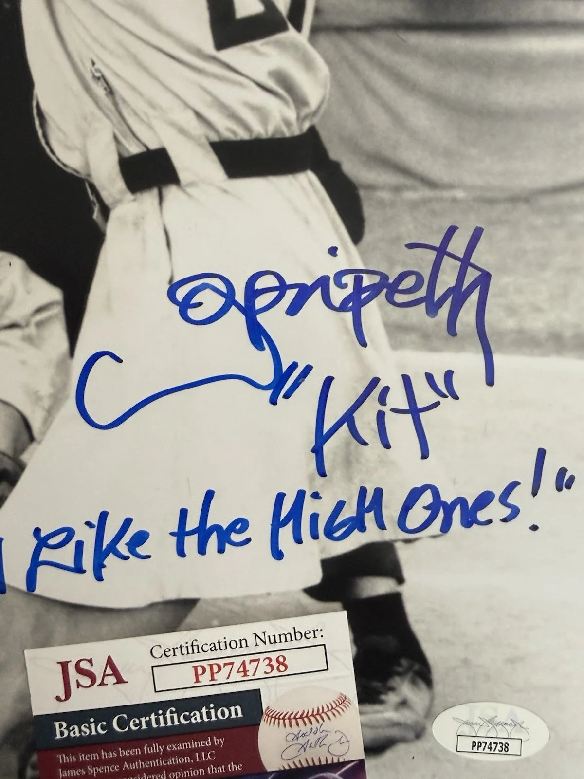 Lori Petty — League Of Their Own Lori Petty Signed 11 X 14 Inscribed Character Name Kit JSA, изображение 3