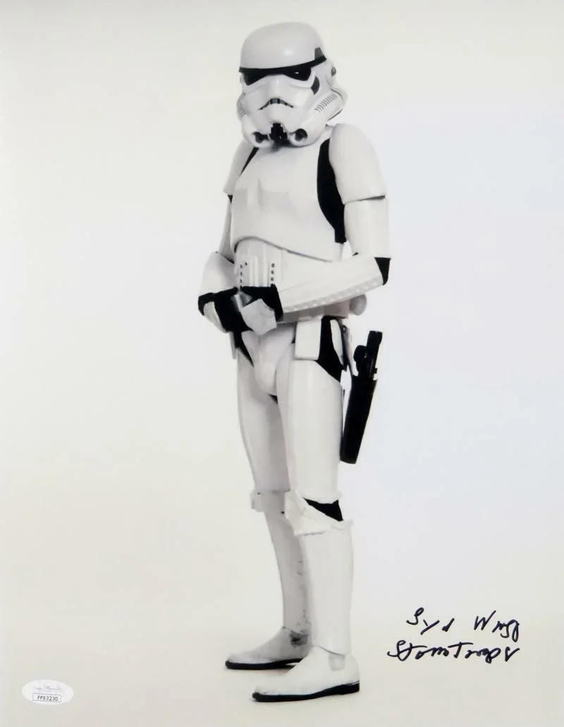 Syd Wragg — Syd Wragg Autographed Sideways Full Body 11x14 Photo w/ Insc - JSA Auth *Black