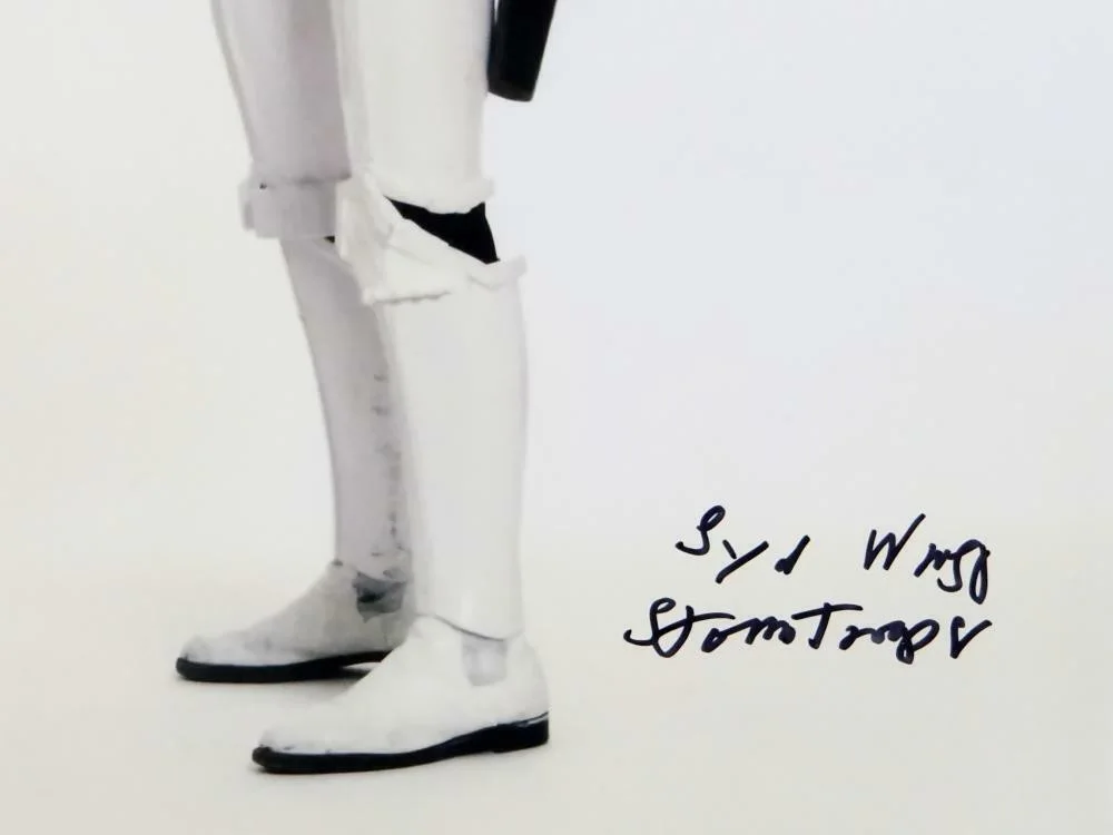 Syd Wragg — Syd Wragg Autographed Sideways Full Body 11x14 Photo w/ Insc - JSA Auth *Black, изображение 2