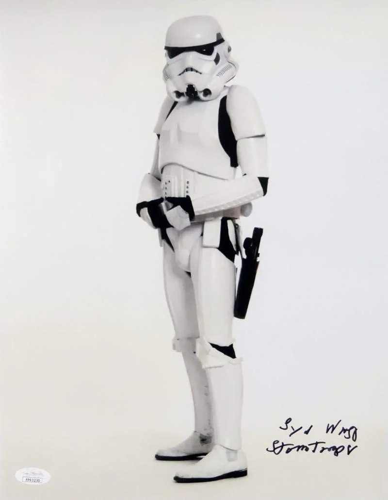 Syd Wragg — Syd Wragg Autographed Sideways Full Body 11x14 Photo w/ Insc - JSA Auth *Black, изображение 4
