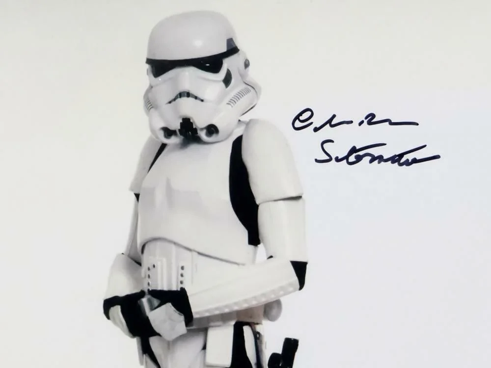 Chris Bunn — Chris Bunn Autographed Sideways Full Body 11x14 Photo w/ Insc - JSA Auth *Black, image 2