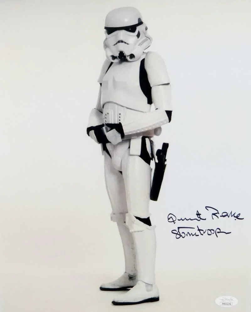 Syd Wragg — Quentin Pierre Autographed Sideways Full Body 11x14 Photo w/ Insc- JSA Auth *Blk