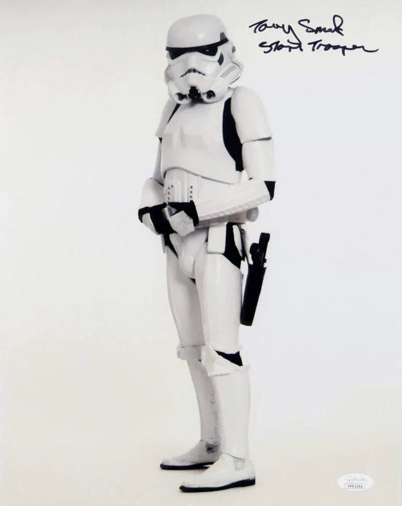 Tony Smart — Tony Smart Autographed Sideways Full Body 11x14 Photo w/ Insc - JSA Auth *Black, изображение 4