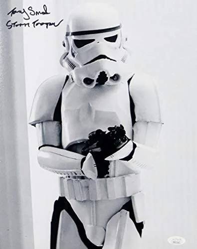 Tony Smart — Tony Smart Autographed 11x14 Photo From Movie w/ Stormtrooper - JSA Auth *Black, image 3