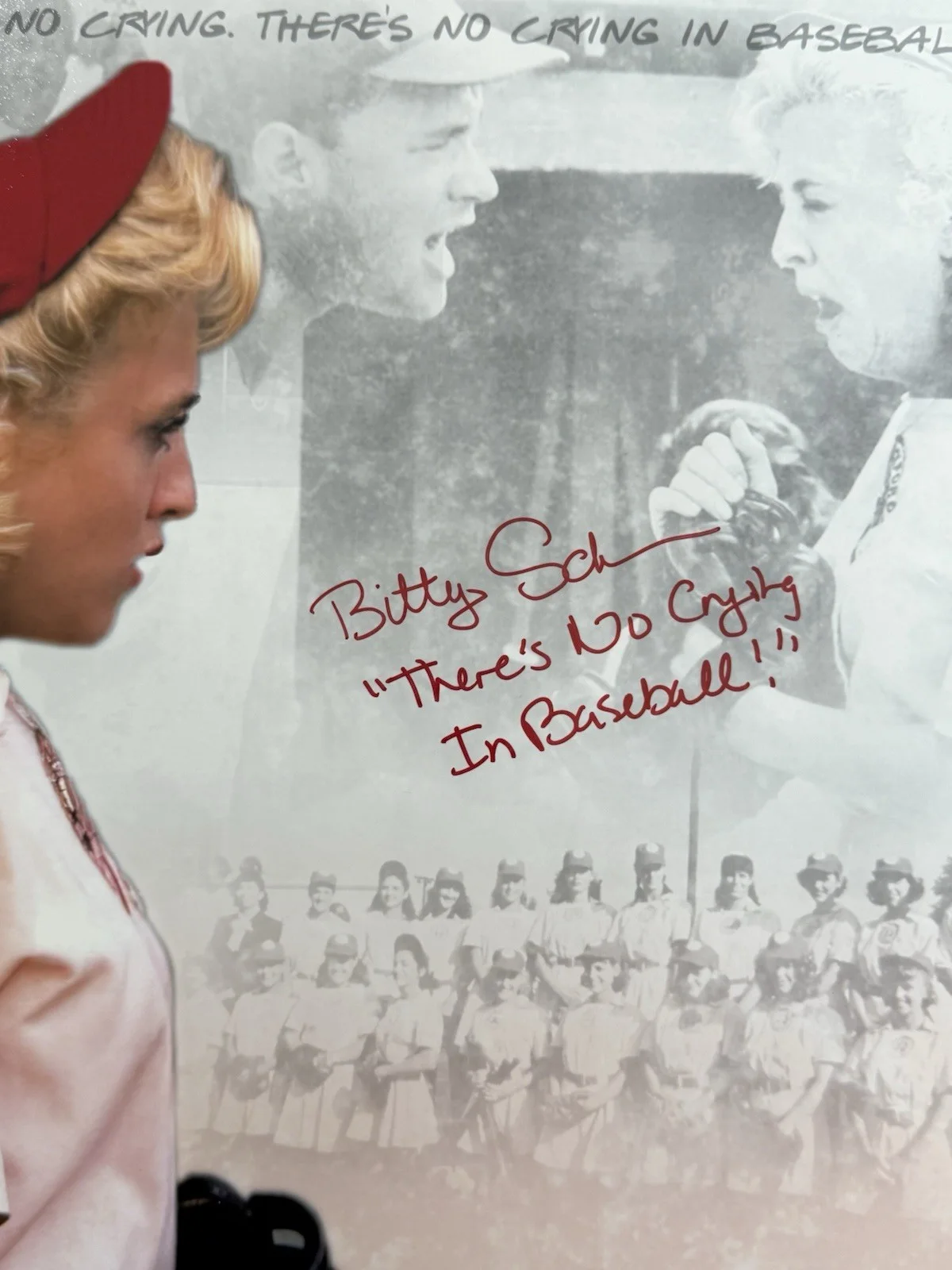 Elizabeth Schram — Elizabeth Schram (Evelyn) Signed 11x14 A League Of Their Own Pic Insc JSA, изображение 2